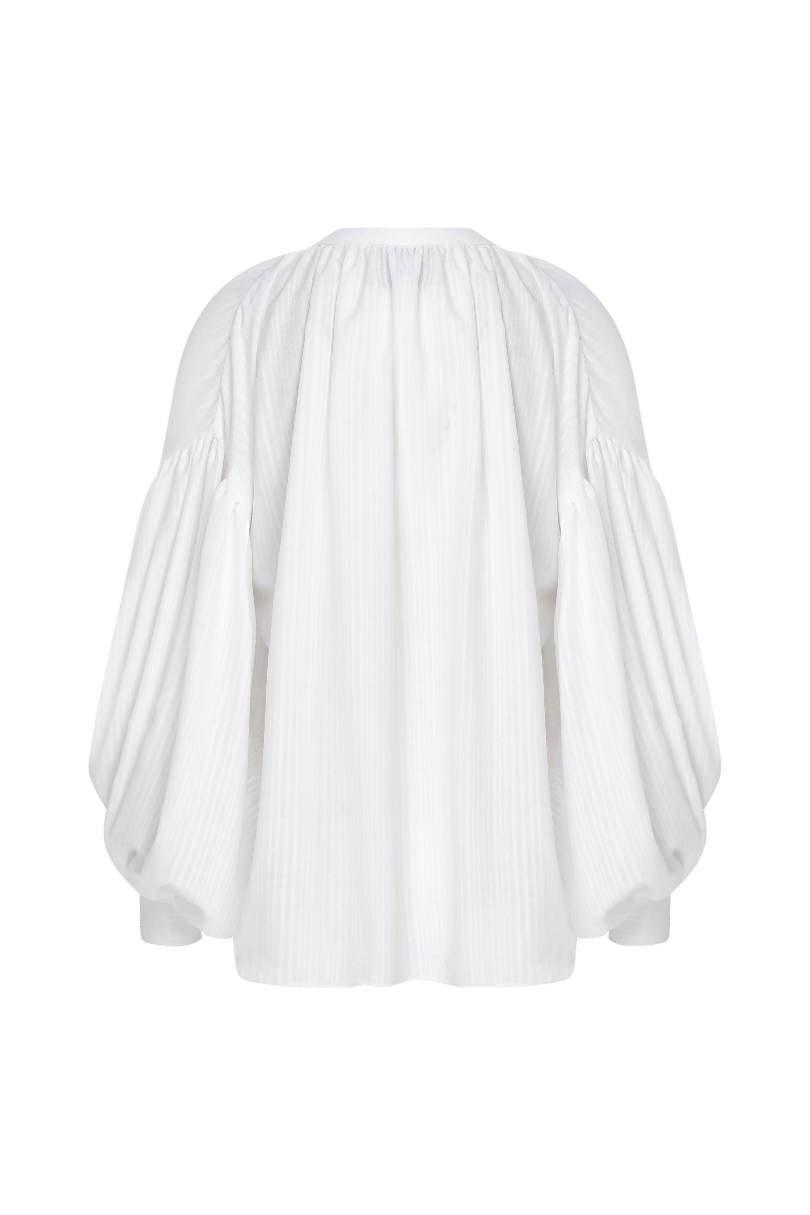 Eve Shirt in White made by Nazli Ceren