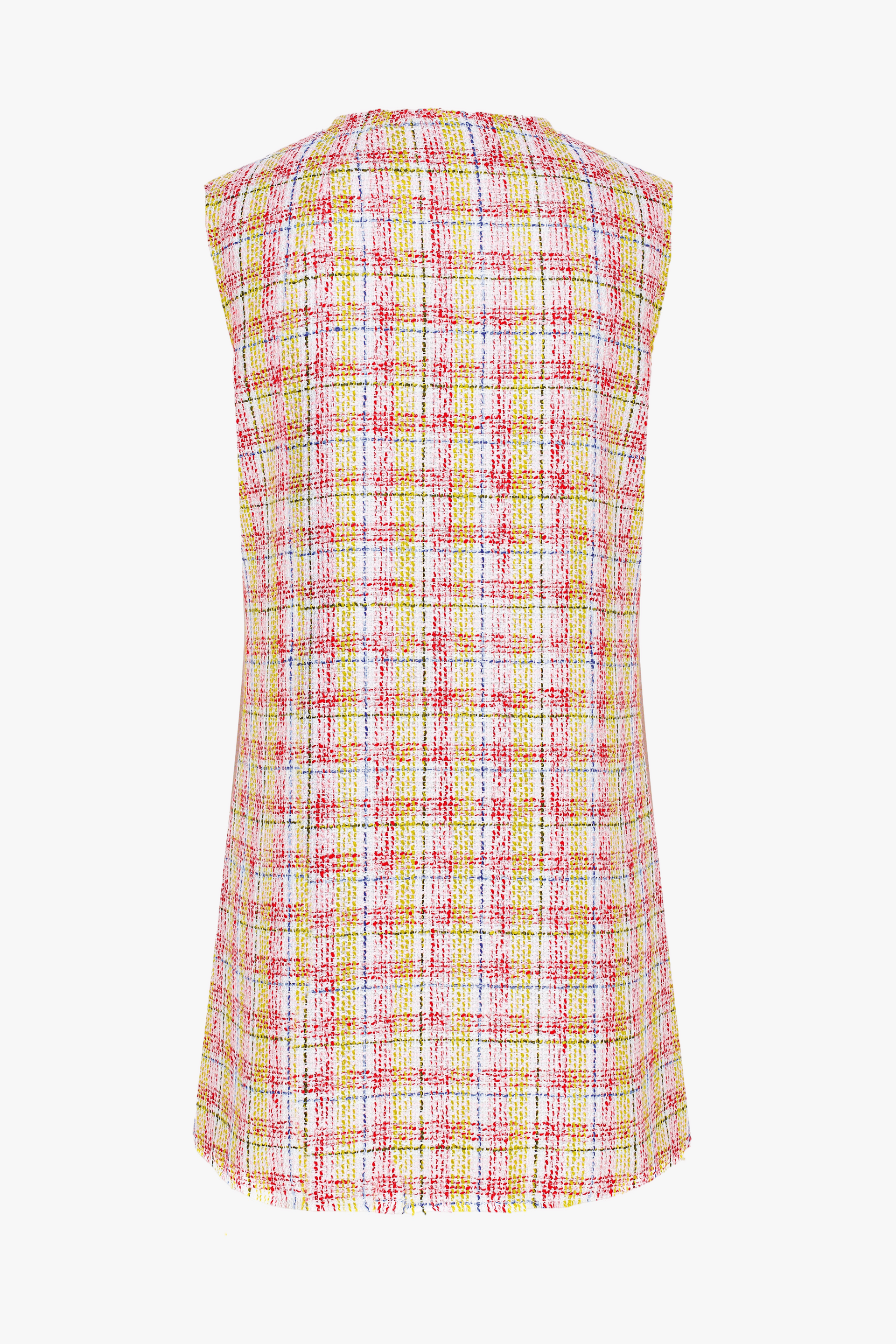 Chloe Cotton Tweed Mini Dress made by Nazli Ceren