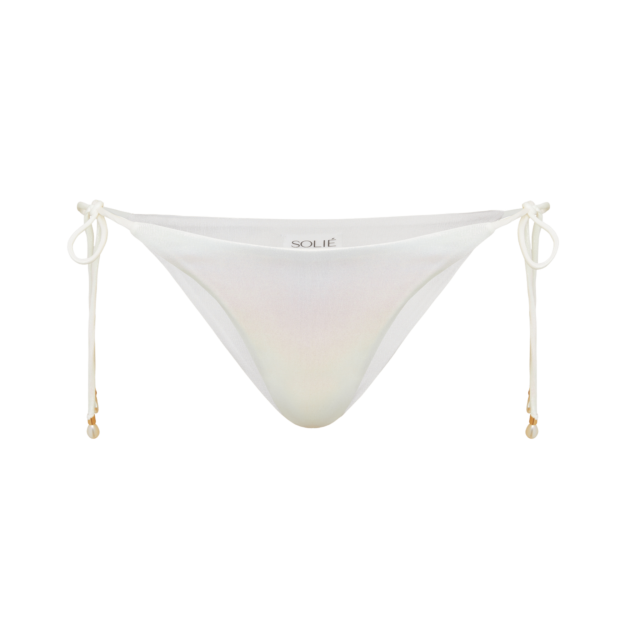 Milos Bottoms II Iridescent White made by Solié
