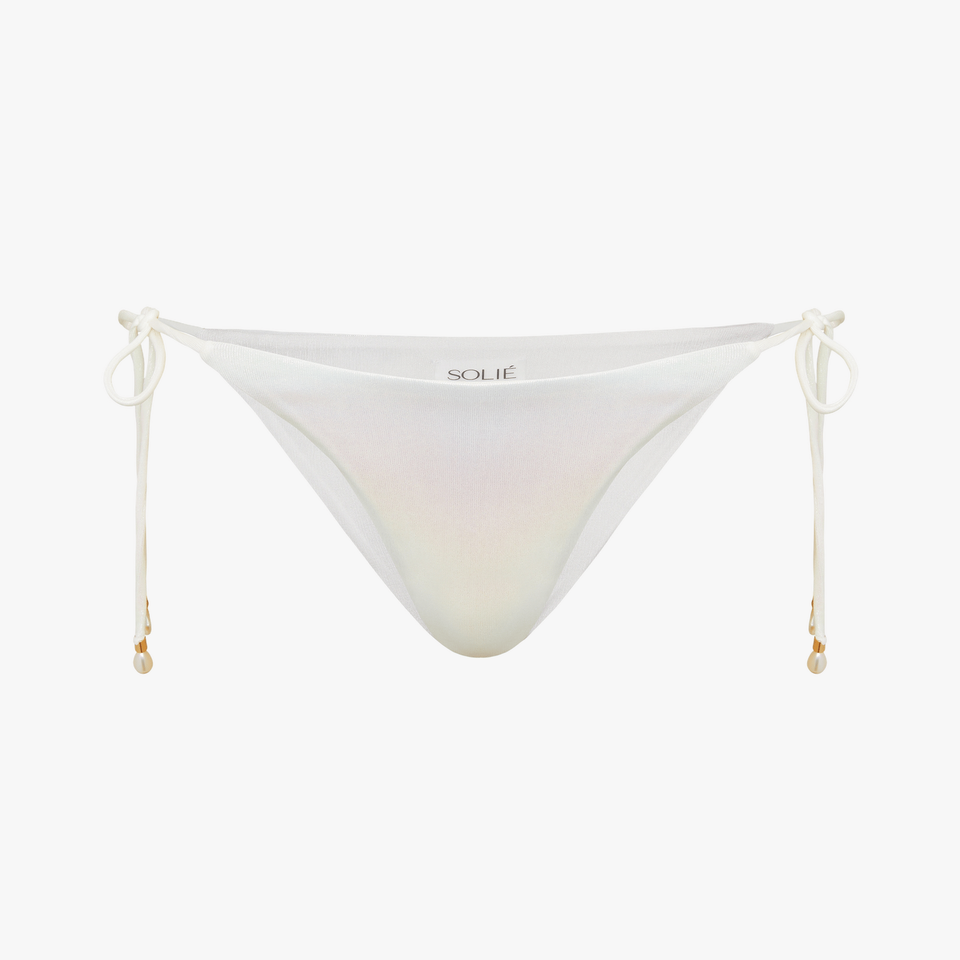 Milos Bottoms II Iridescent White made by Solié