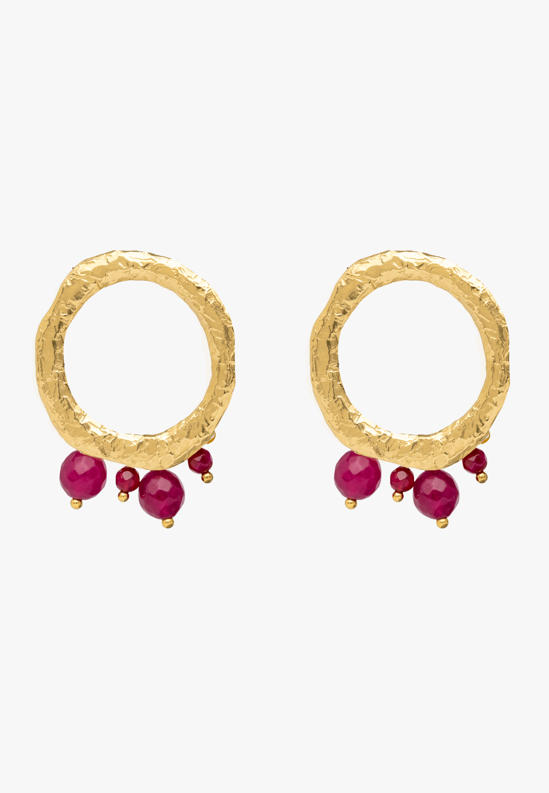 Adara Fuchsia Earrings made by Lavani Jewels