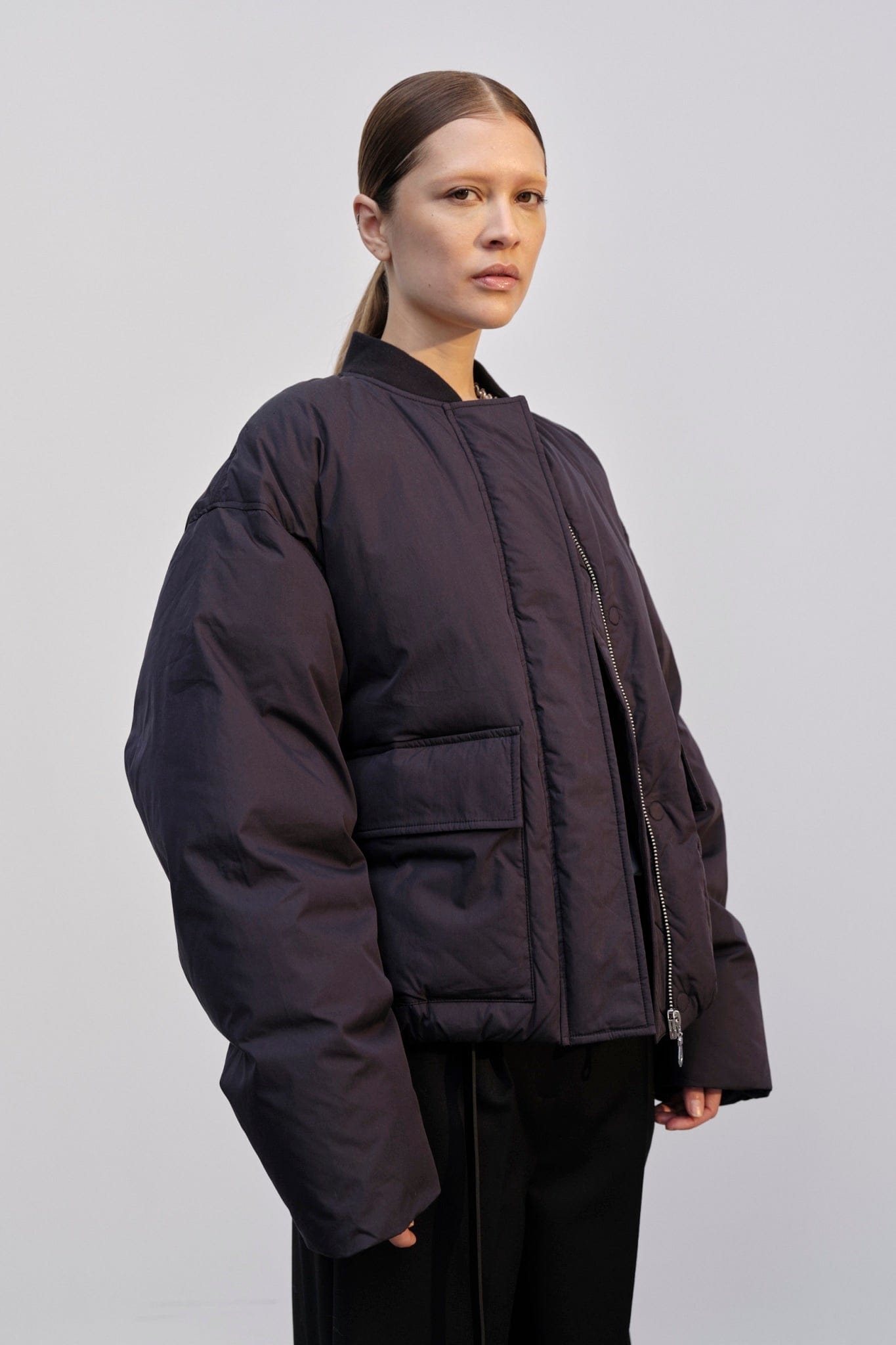 Manu Puffer Jacket - Black made by HERSKIND