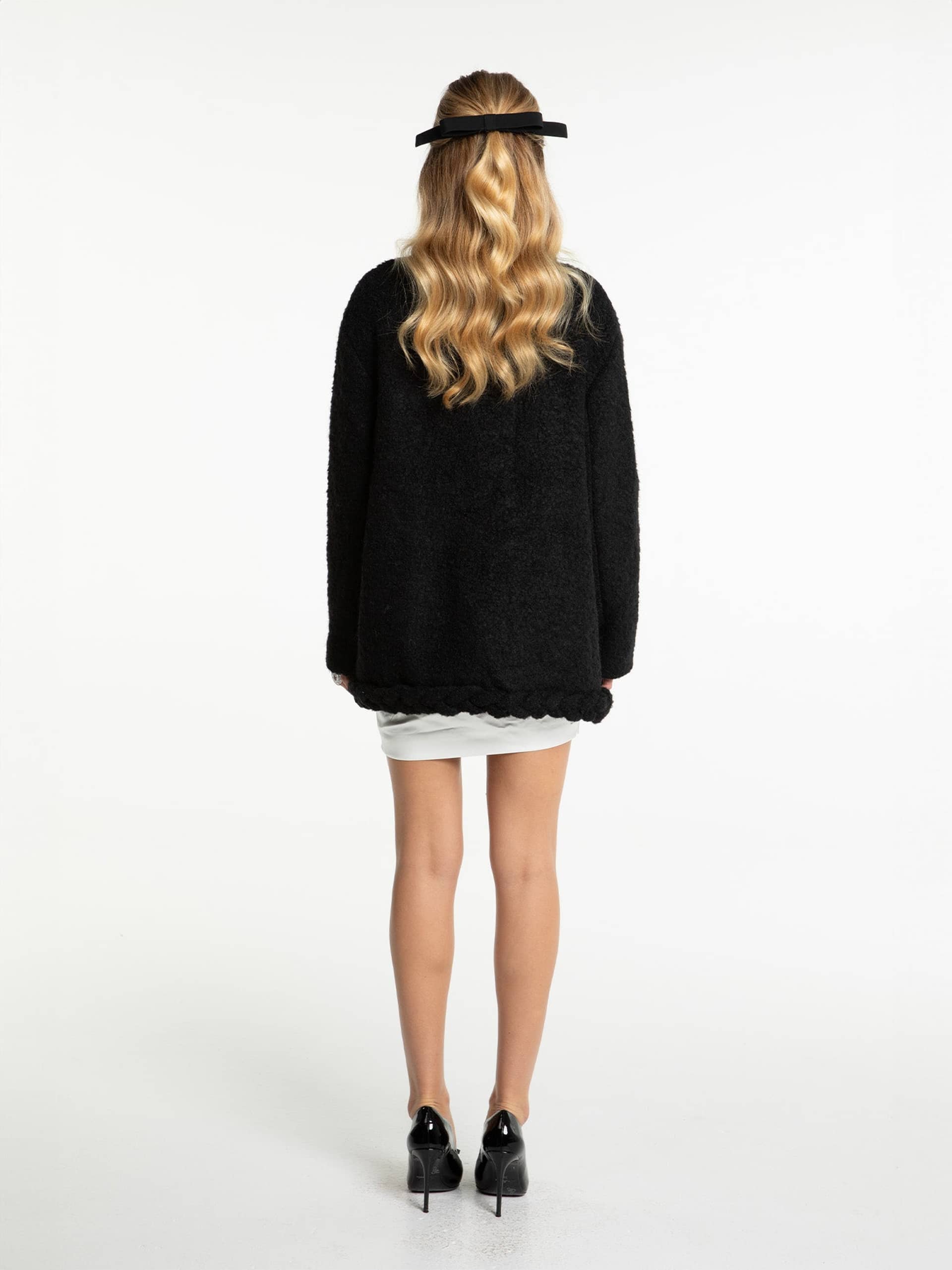 Talia Coat (Black) made by Nana Jacqueline