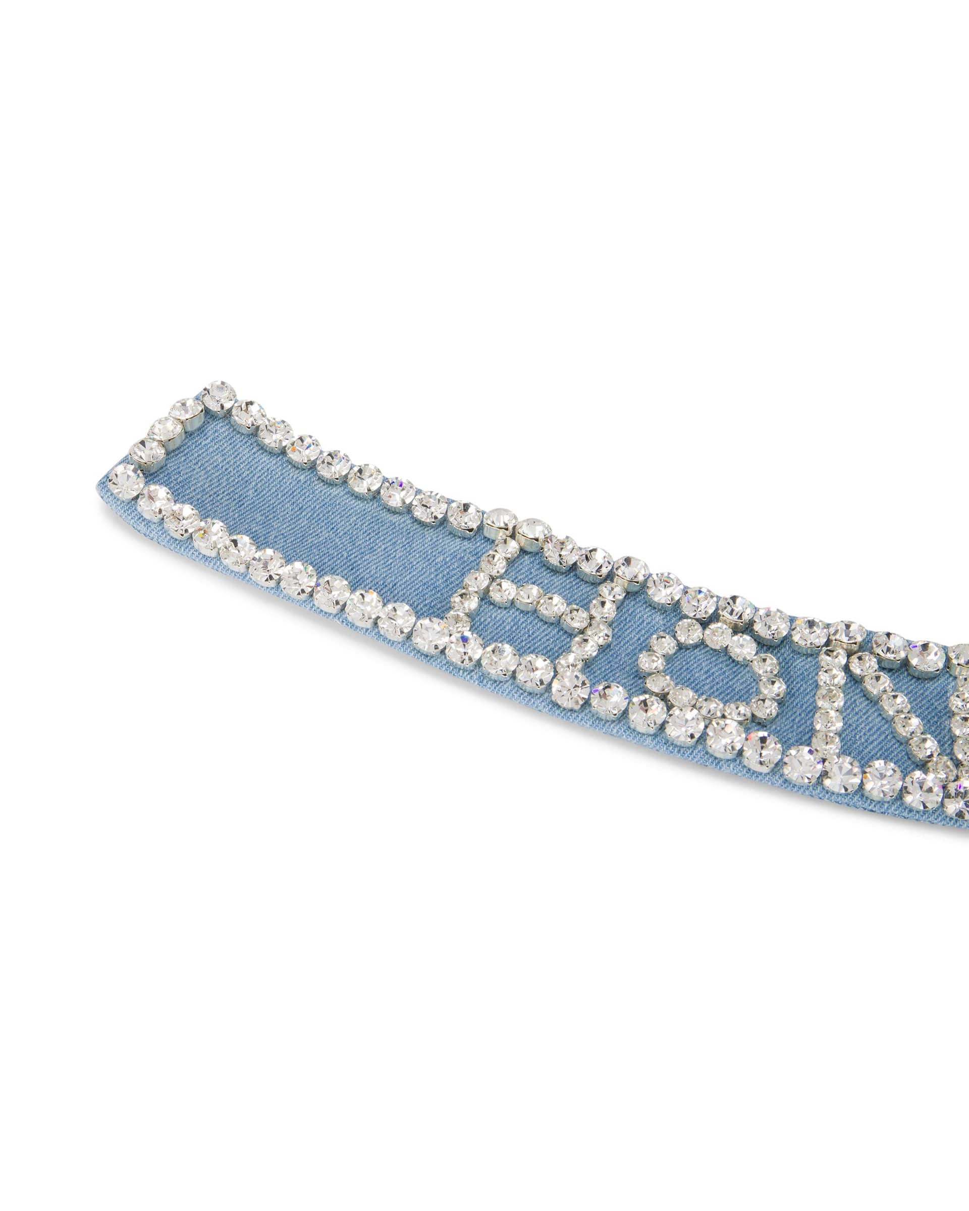 Honor Denim Crystal Choker made by ONORI