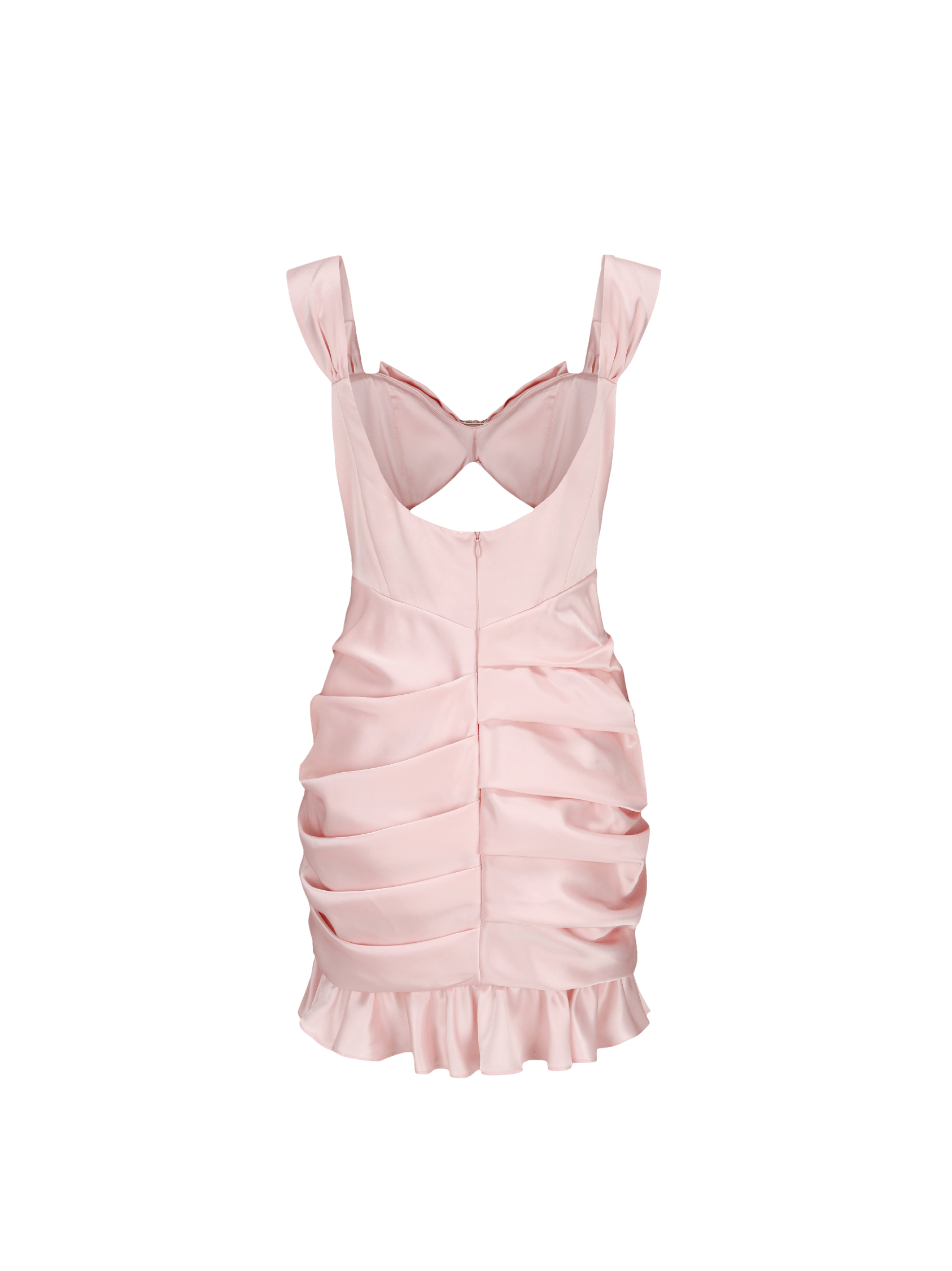Aubrielle Bow Cutout Dress (Pink) (Final Sale) in Pink made by Nana Jacqueline