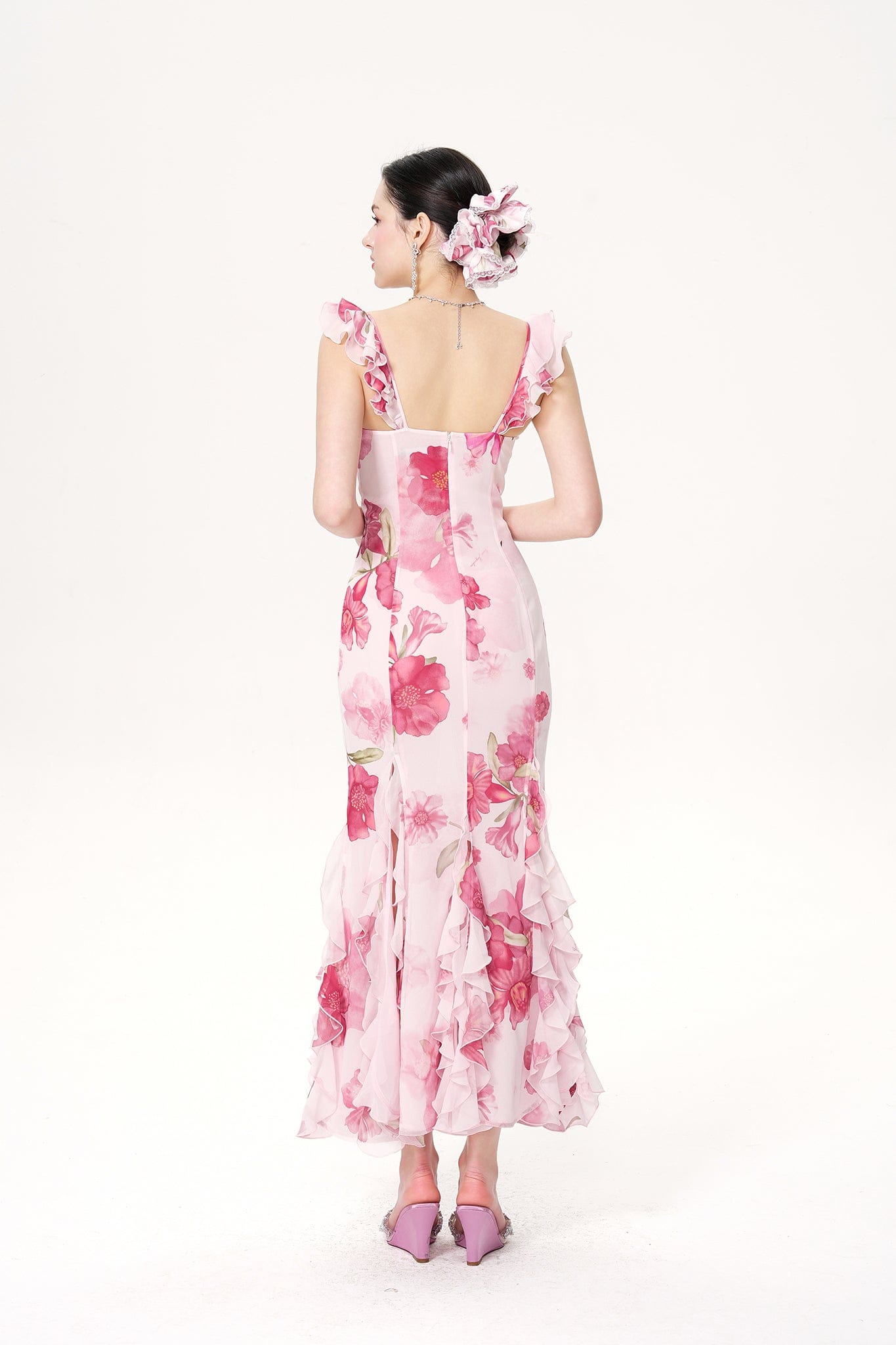 Cera Dress (Pink) made by Nana Jacqueline