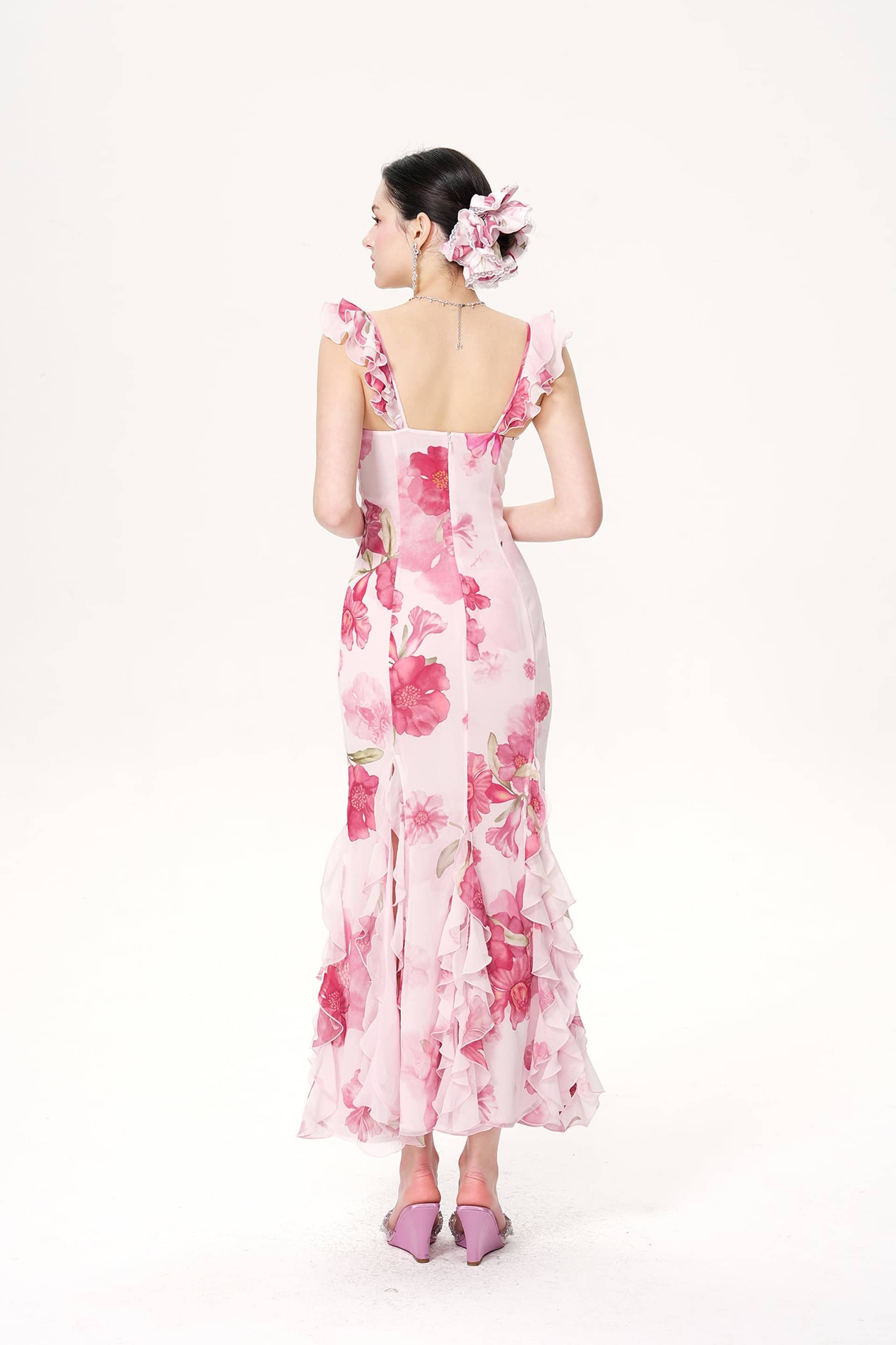 Cera Dress (Pink) made by Nana Jacqueline