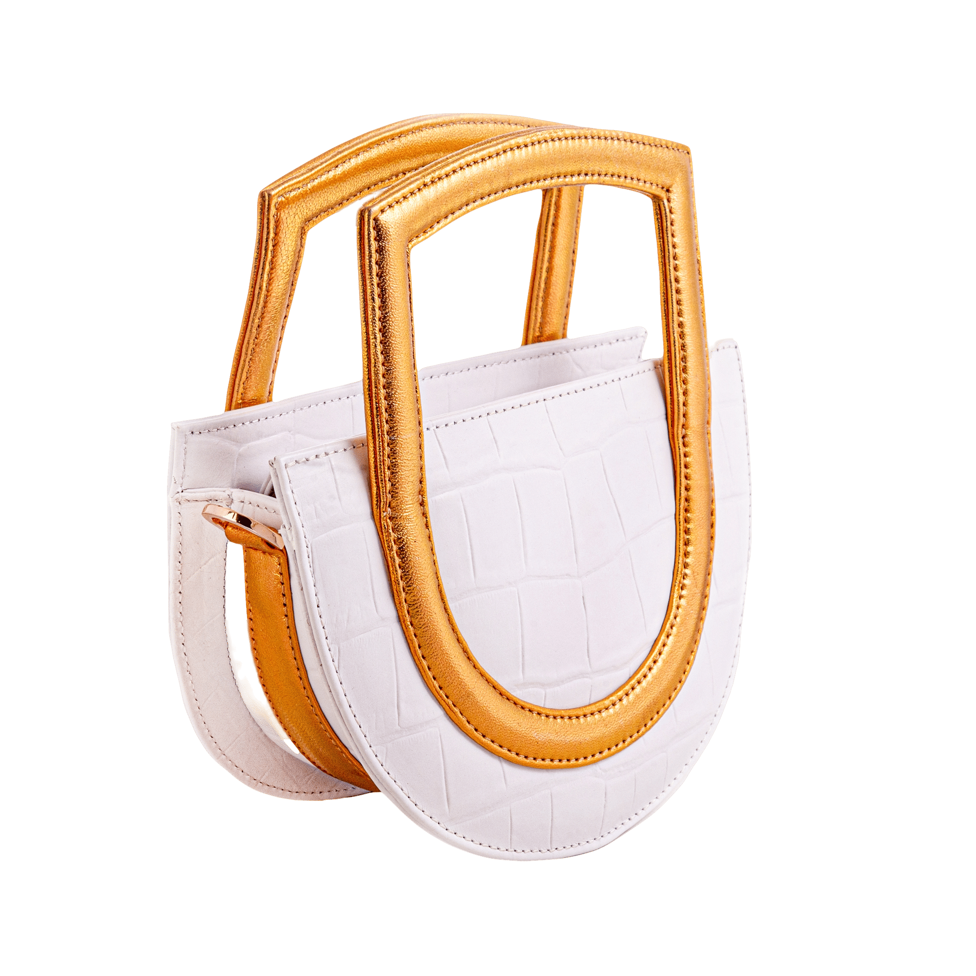 Sukoon - White - Top Handle bag made by ALIEL