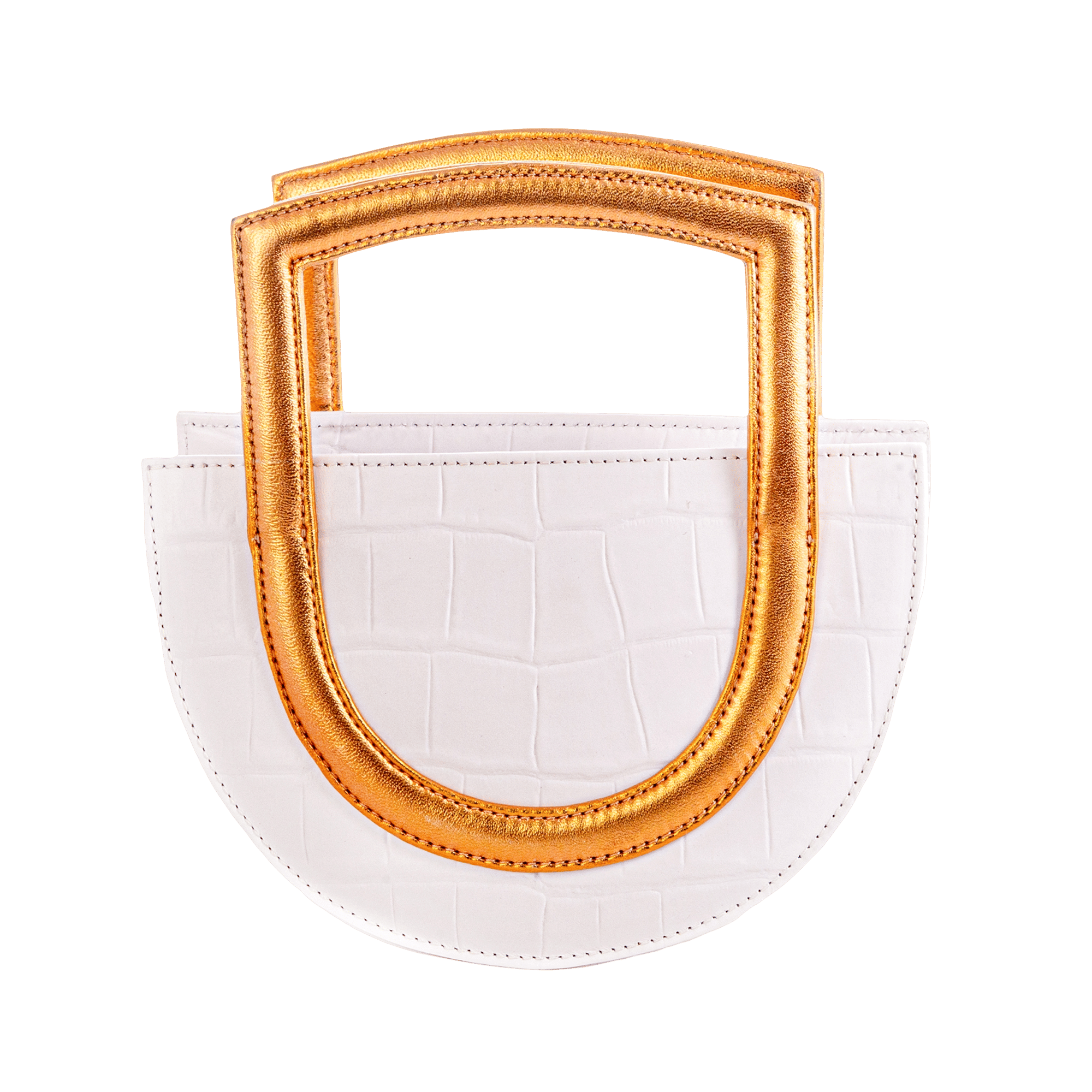 Sukoon - White - Top Handle bag made by ALIEL