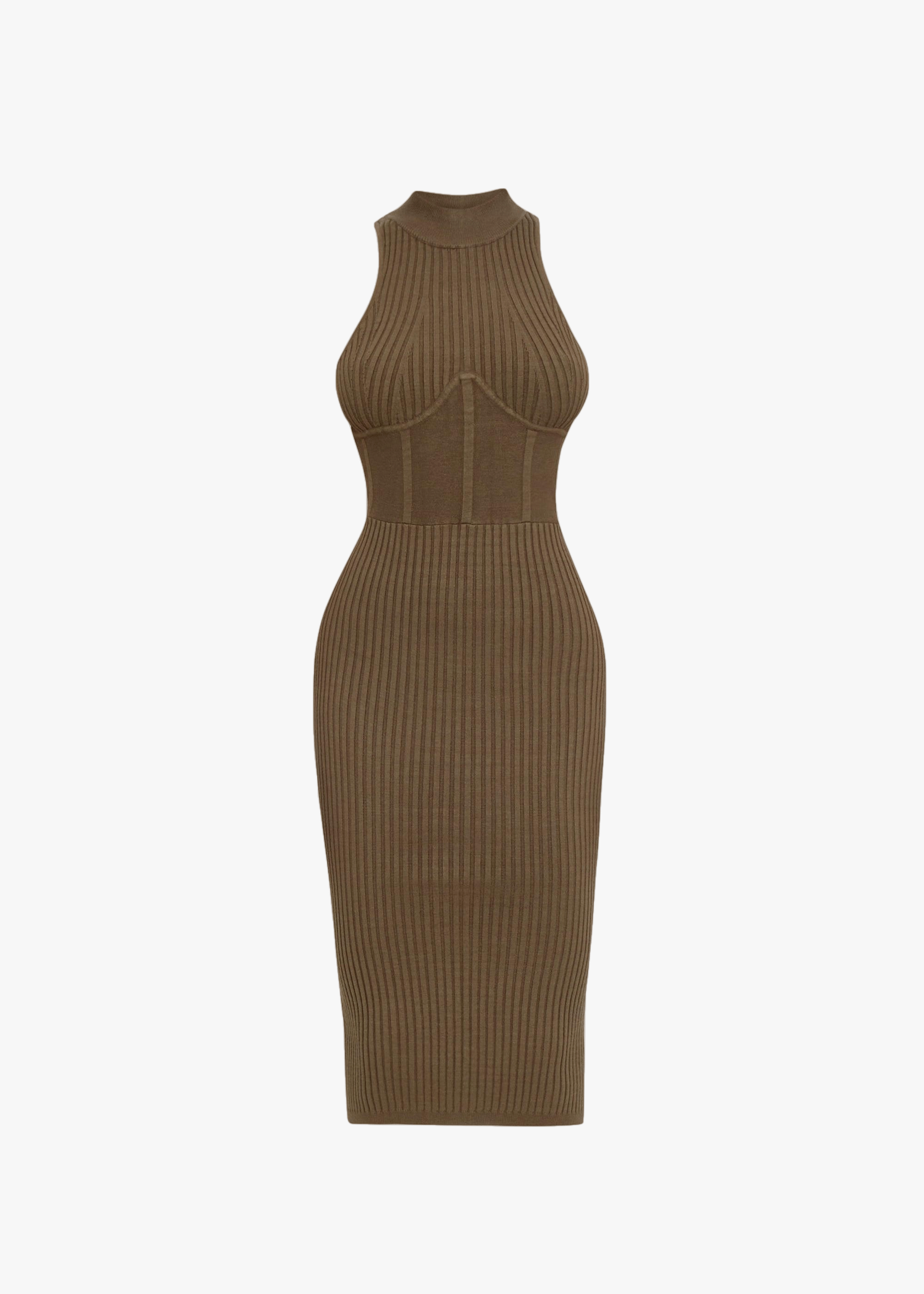 NESI JADE KNIT MIDI DRESS made by Andrea Iyamah