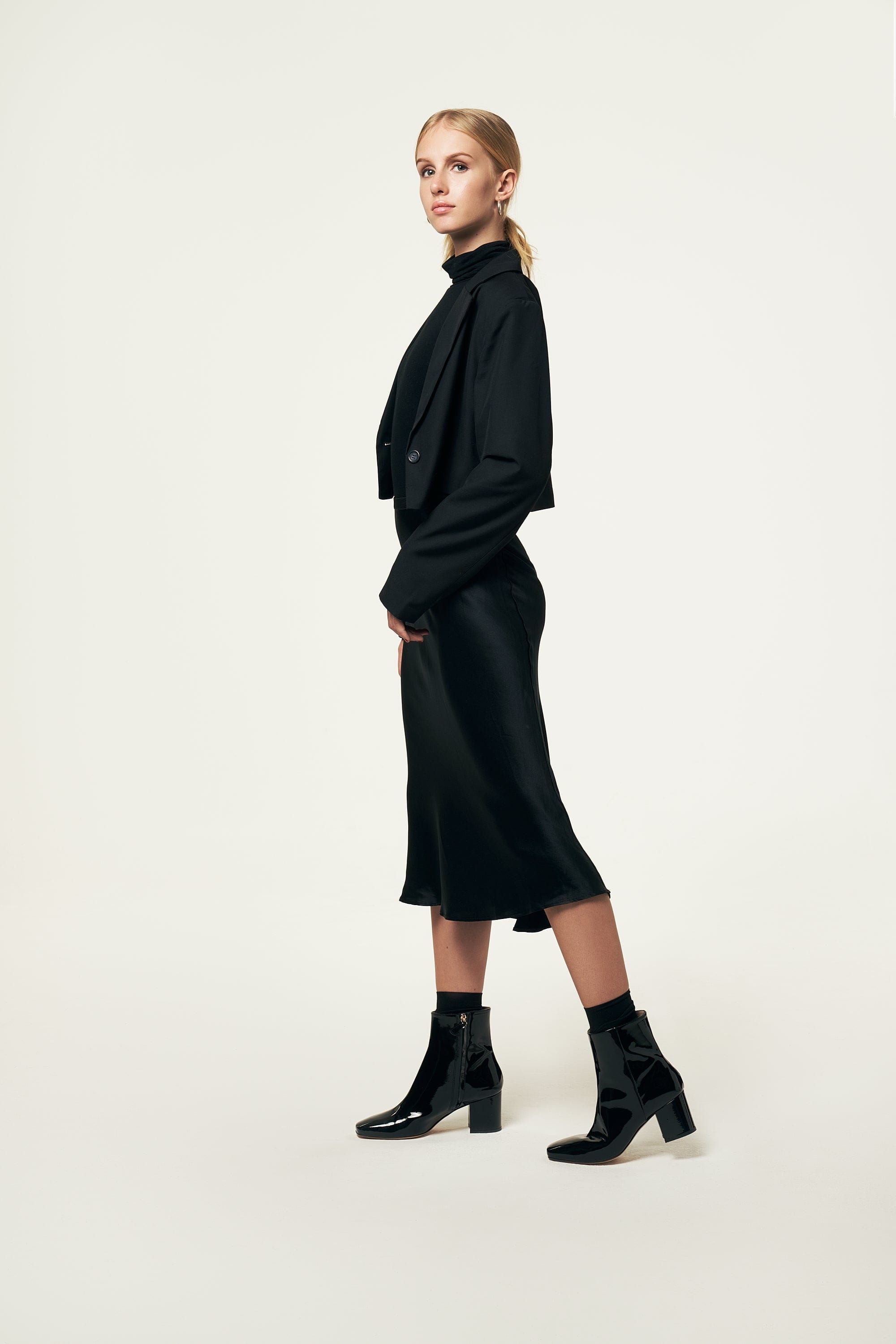 Sienna Booties in Black made by Miyana Berlin