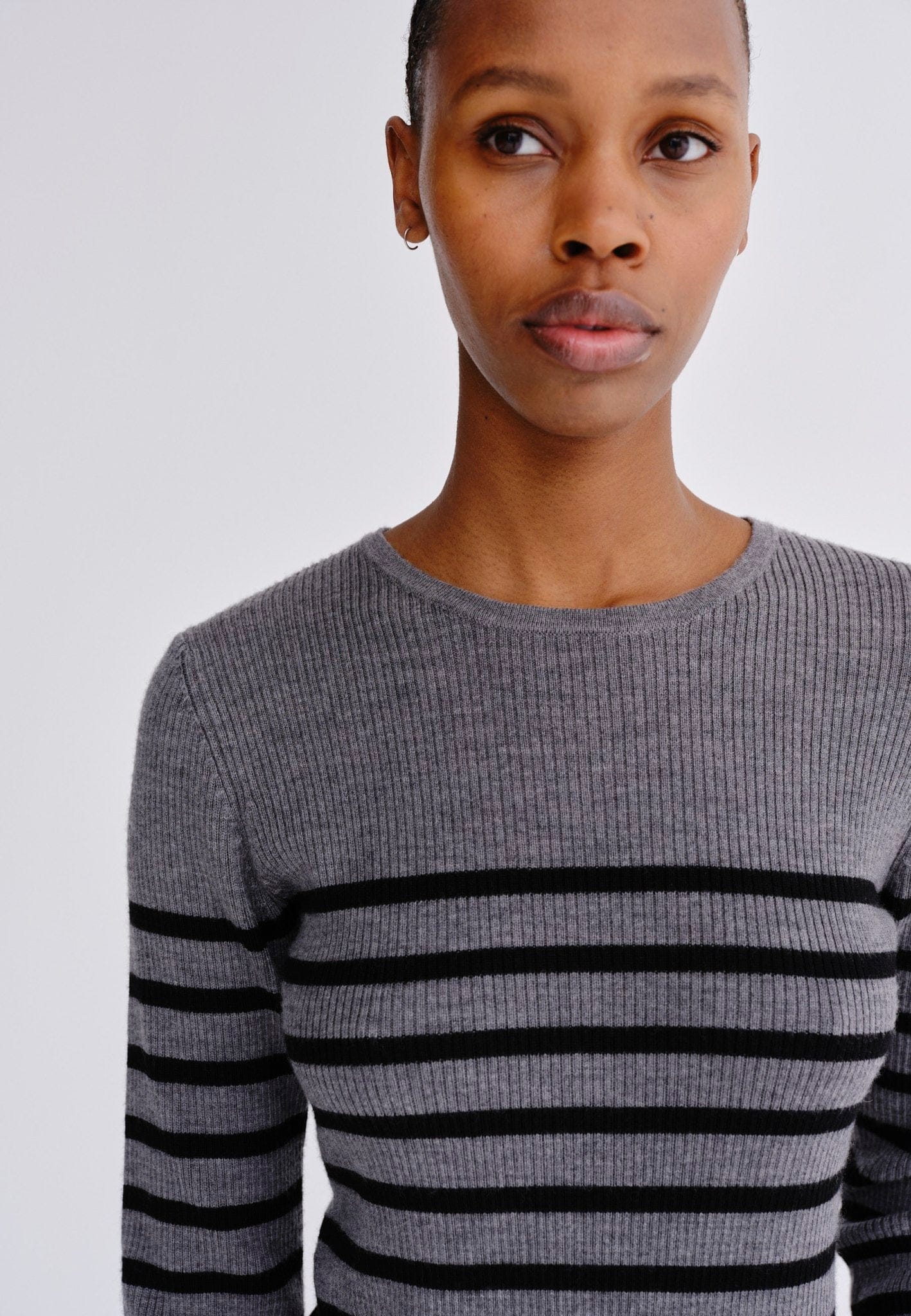 Camb Blouse - Grey Melange made by HERSKIND