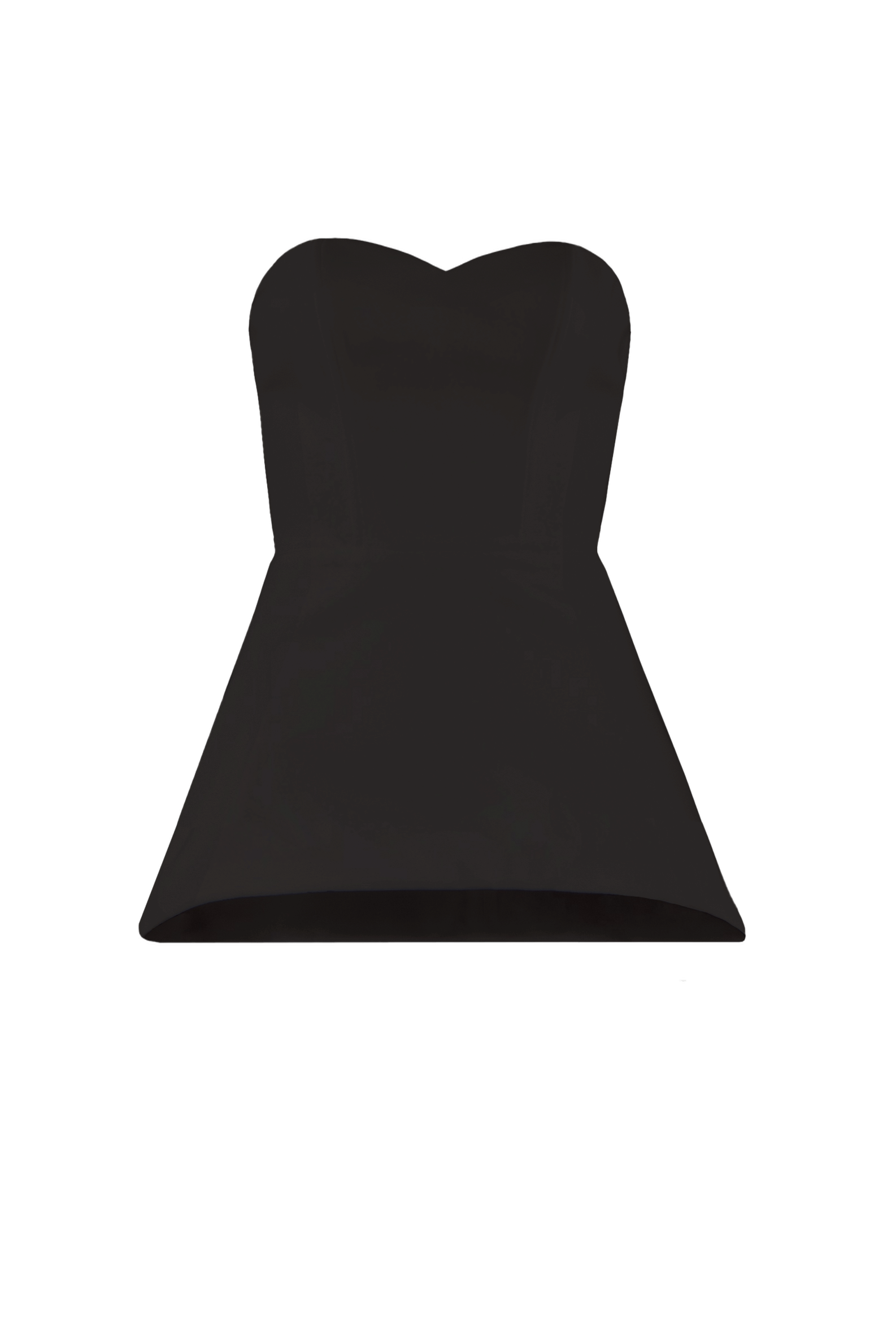 BLACK CORSET MINI DRESS made by Vestiaire d'un Oiseau Libre
