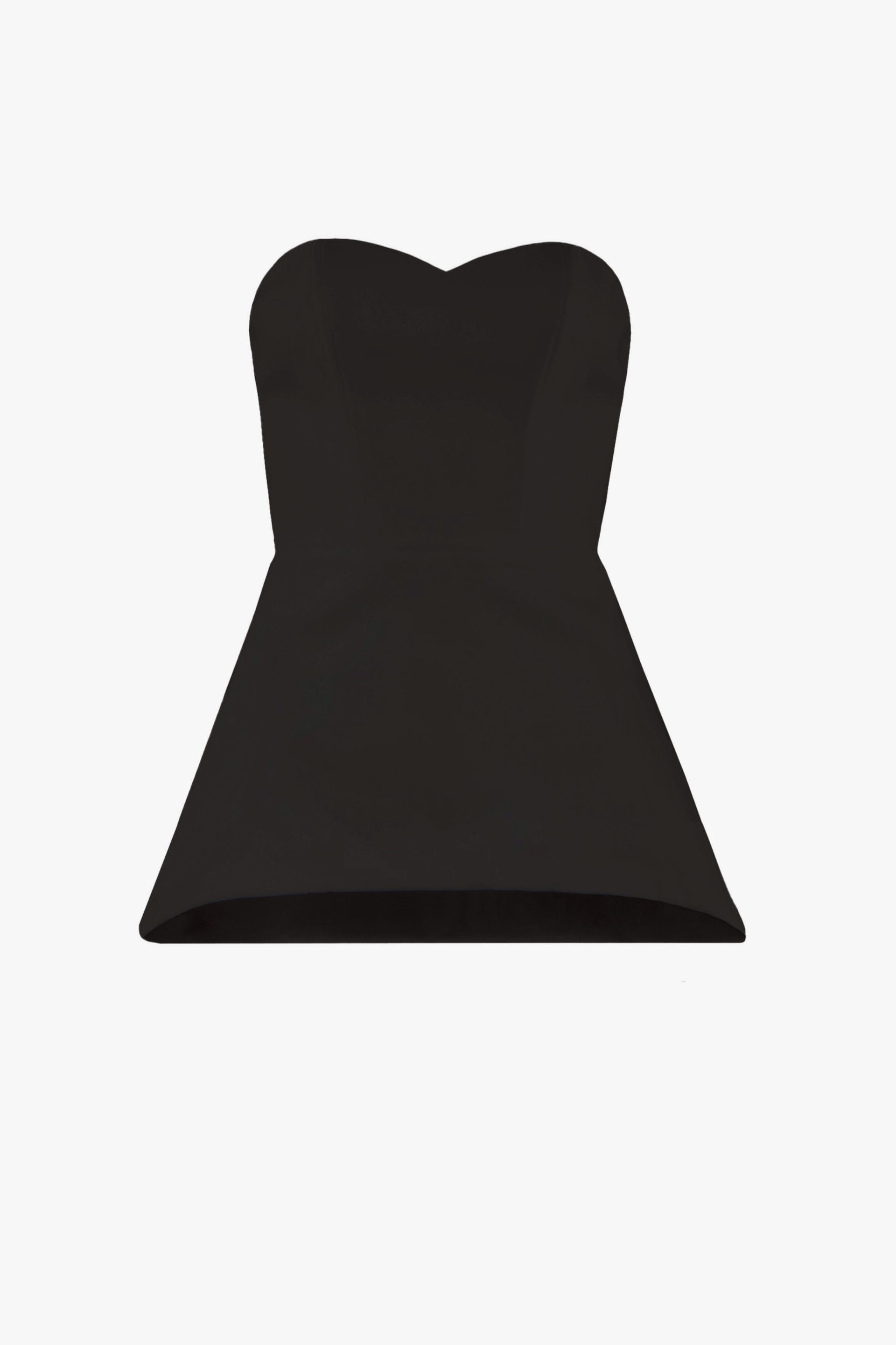 BLACK CORSET MINI DRESS made by Vestiaire d'un Oiseau Libre