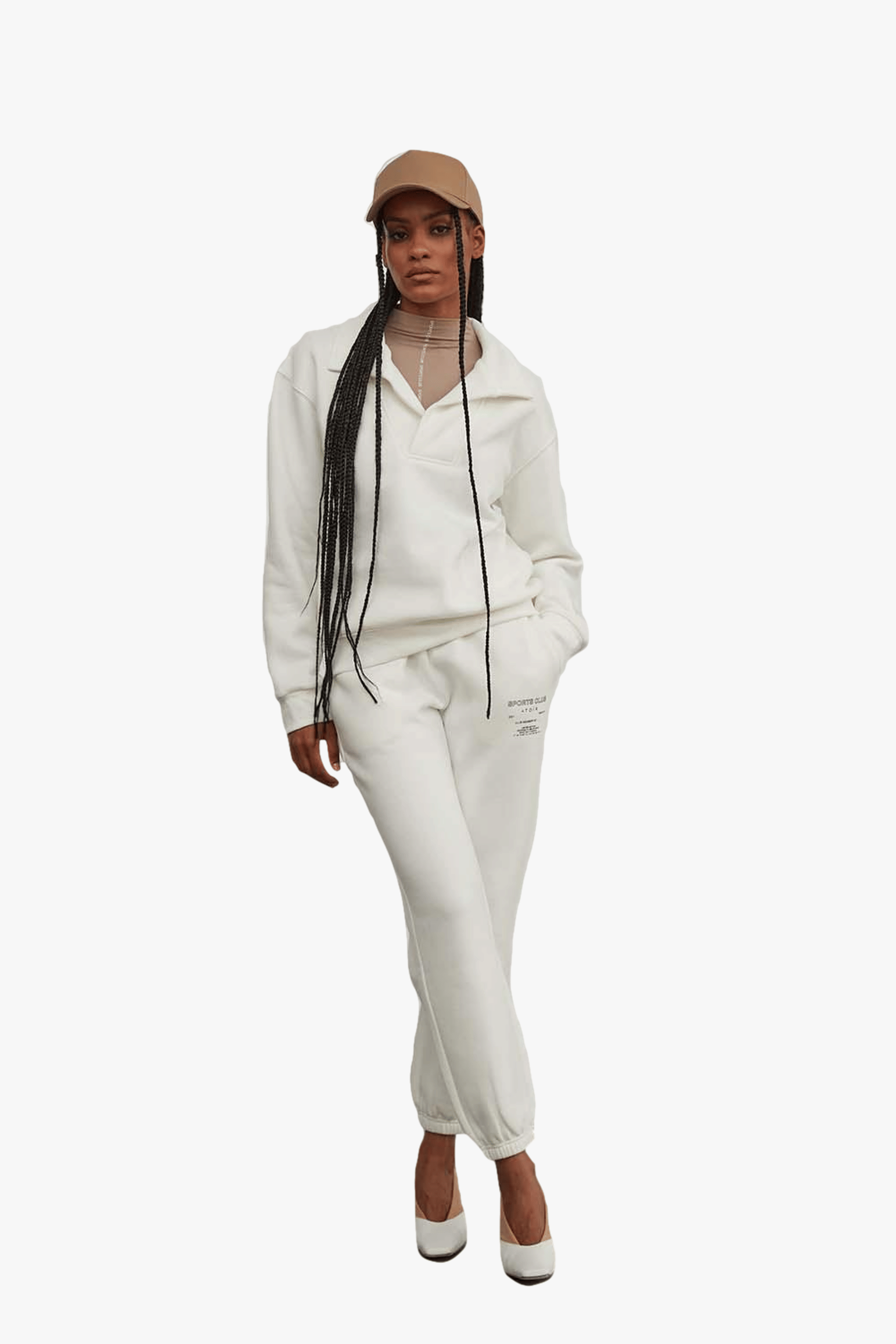 Evolution Jumper in White made by Atoir