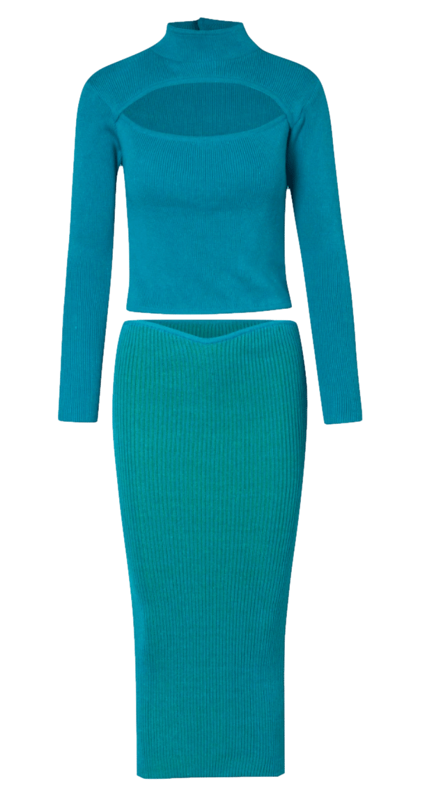 Lagoon Top in Blue made by BAOBAB