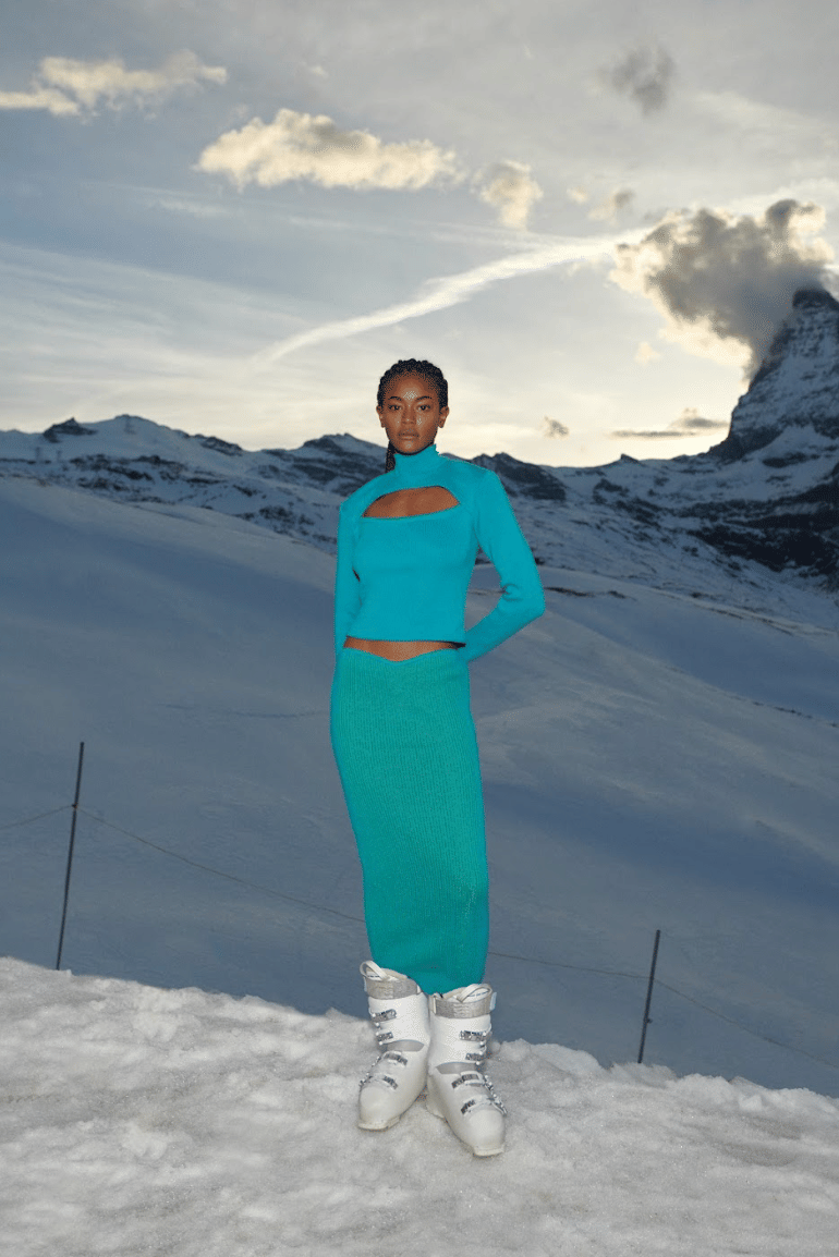 Lagoon Top in Blue made by BAOBAB