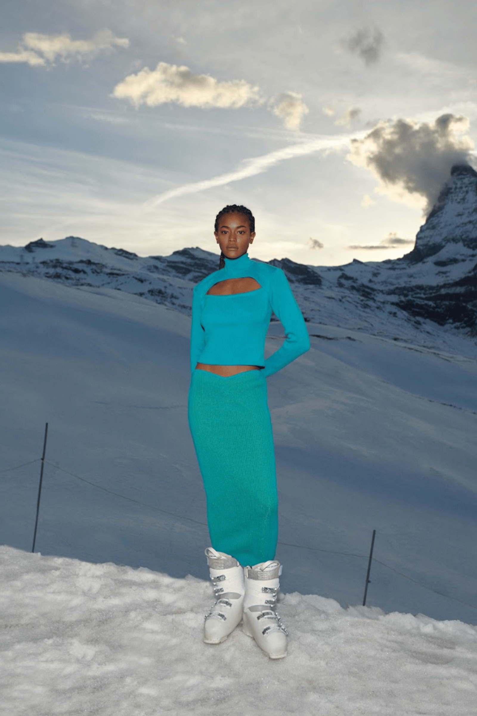 Lagoon Top in Blue made by BAOBAB