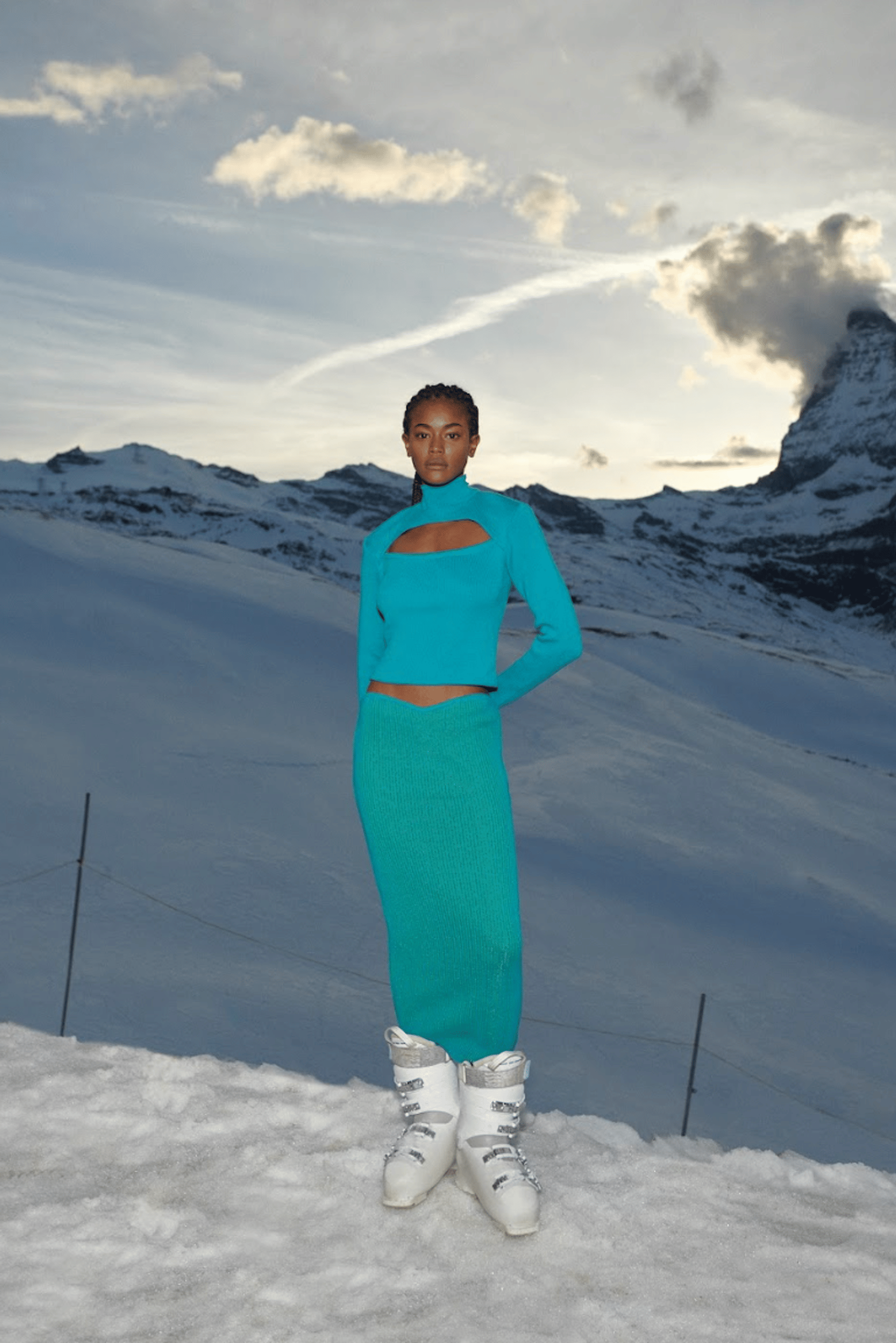 Lagoon Top in Blue made by BAOBAB