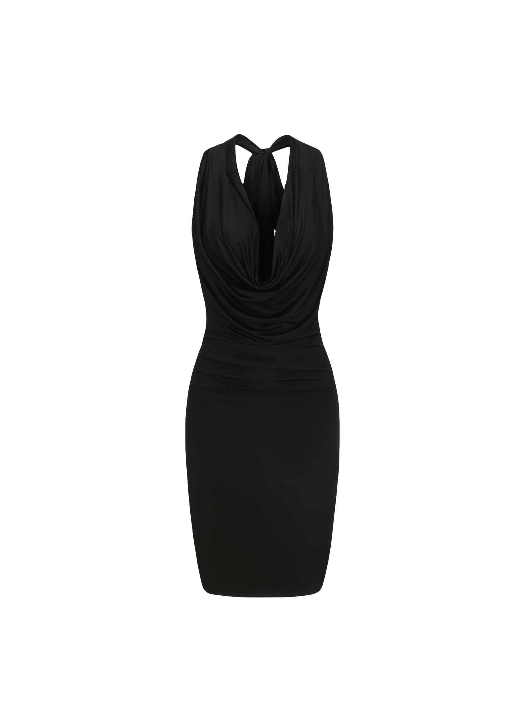 Estrella Silk Dress (Black) (Final Sale) in Black made by Nana Jacqueline