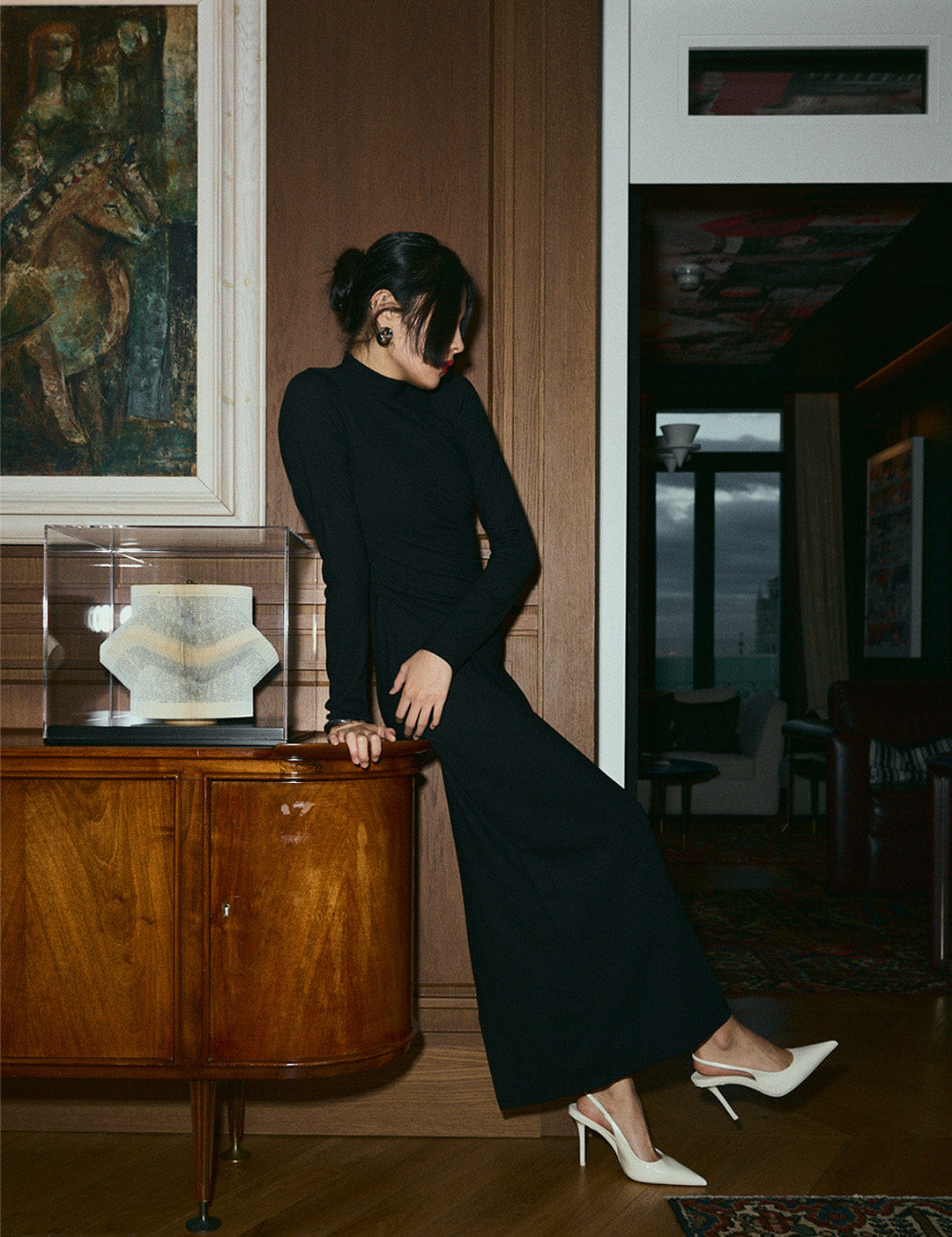 CATALINA MAXI DRESS BLACK - LIMITED EDITION made by 710 Studio