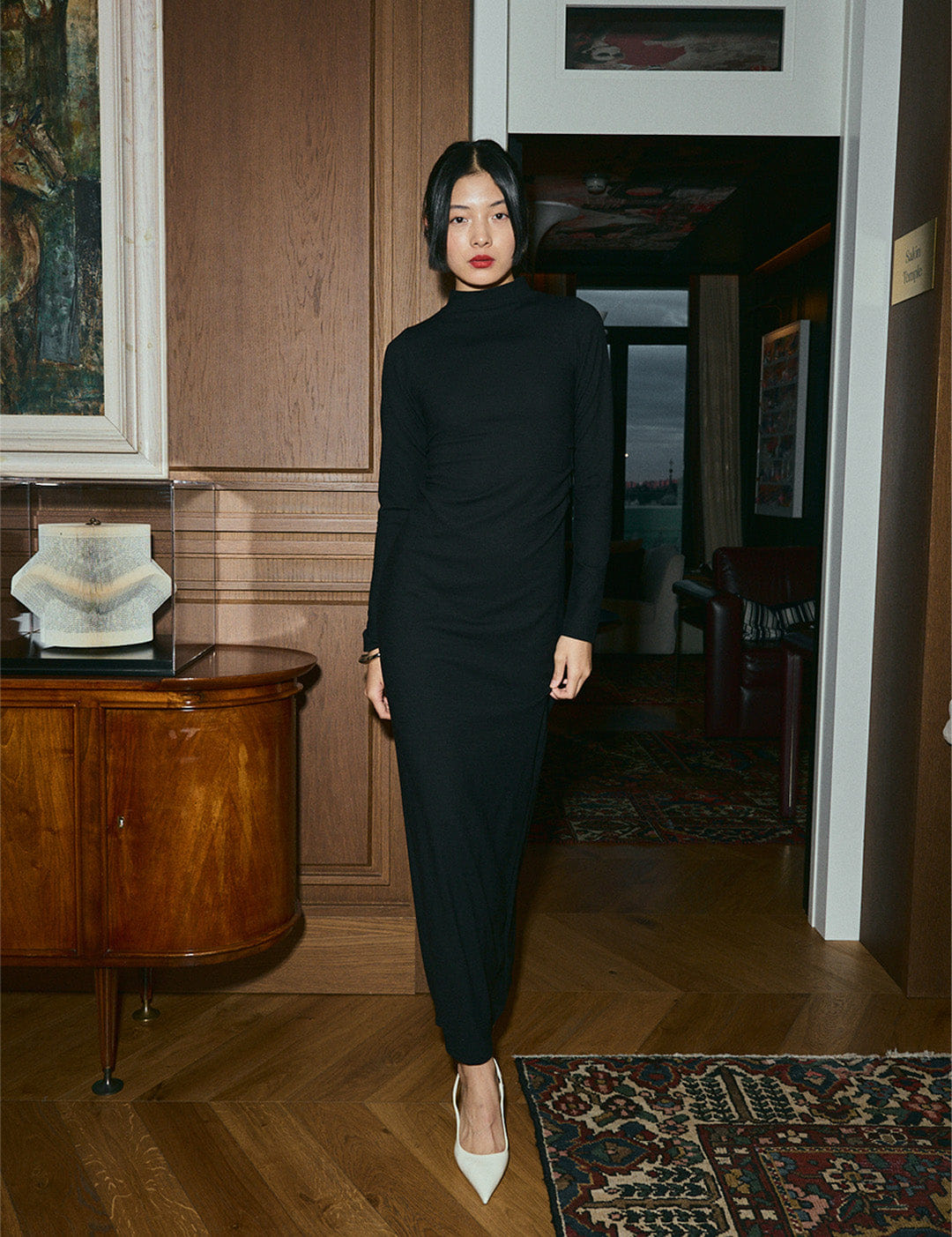 CATALINA MAXI DRESS BLACK - LIMITED EDITION made by 710 Studio