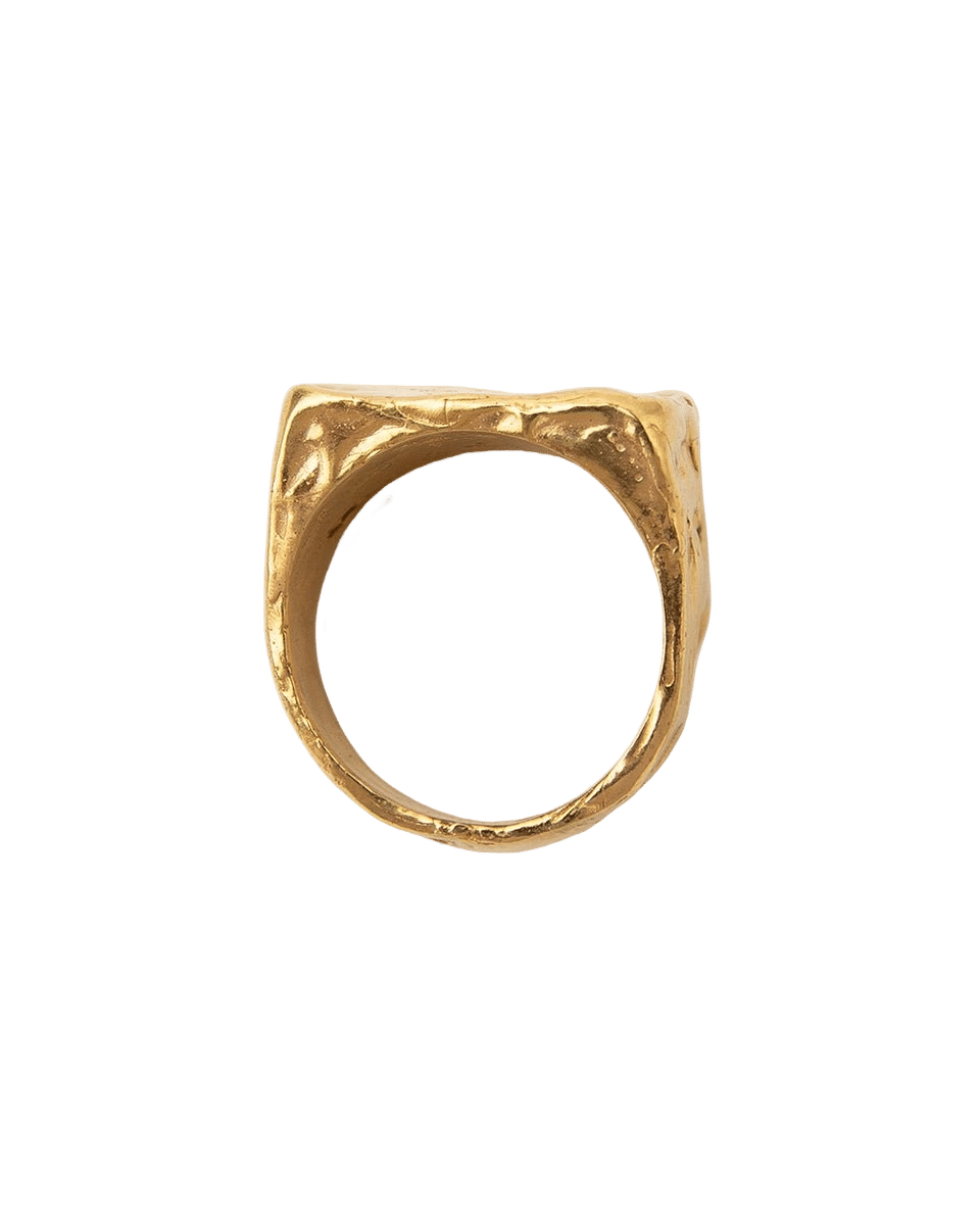 AREIA RECTANGULAR SIGNET RING made by Carolina De Barros