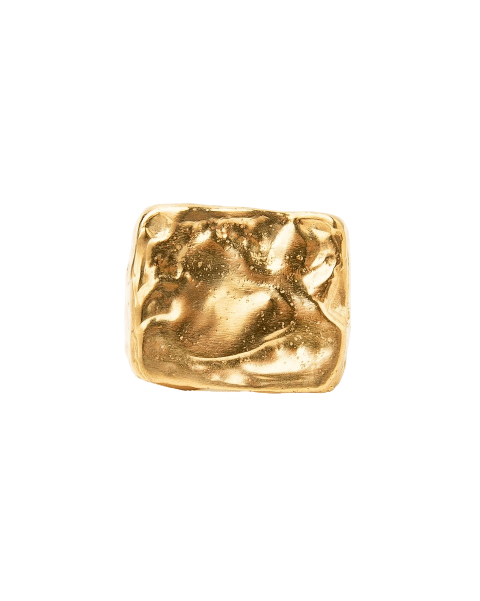 AREIA RECTANGULAR SIGNET RING made by Carolina De Barros