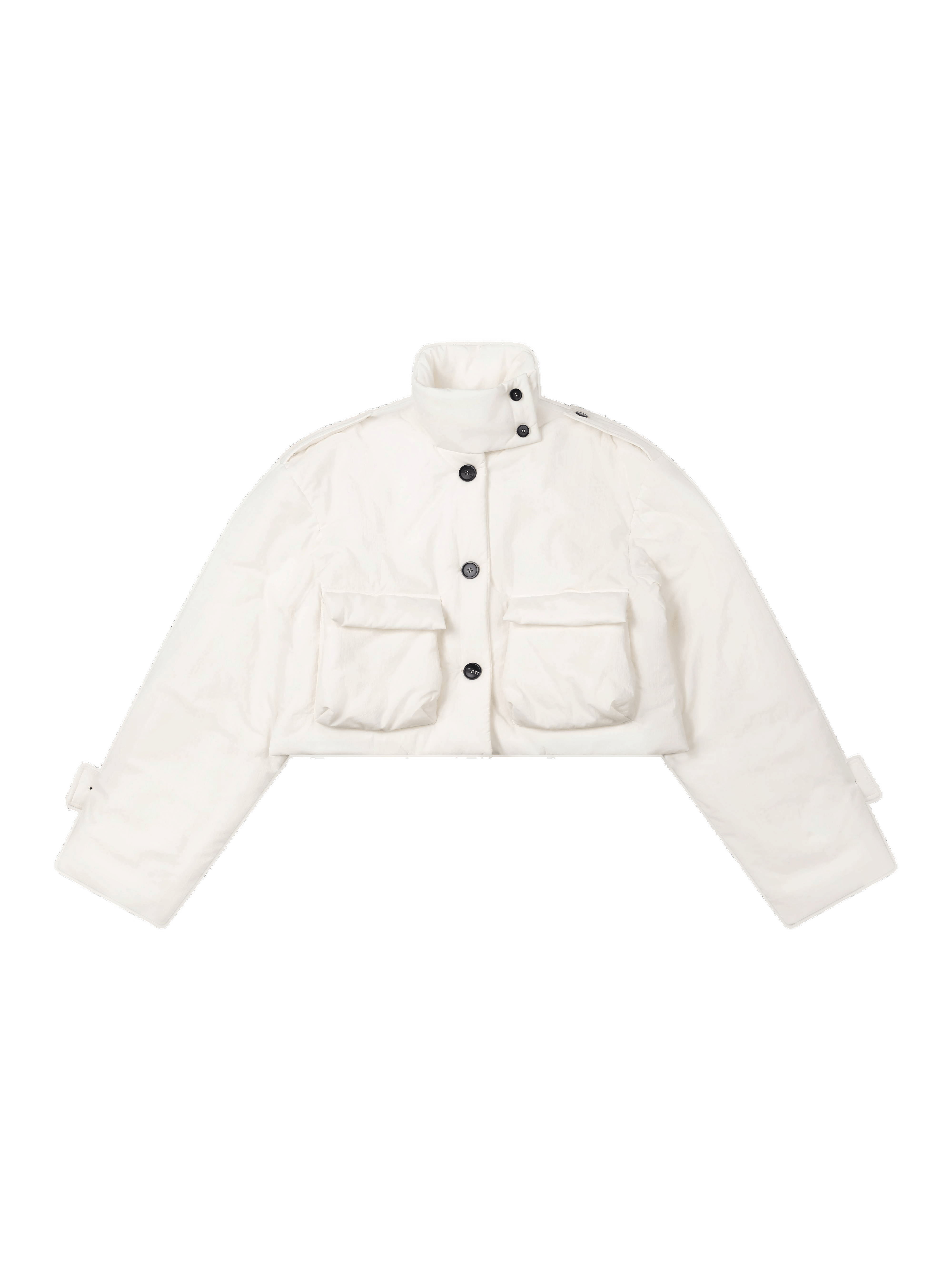 CROPPED PUFFER JACKET WITH 3M THINSULATE INSULATION made by YIBRI