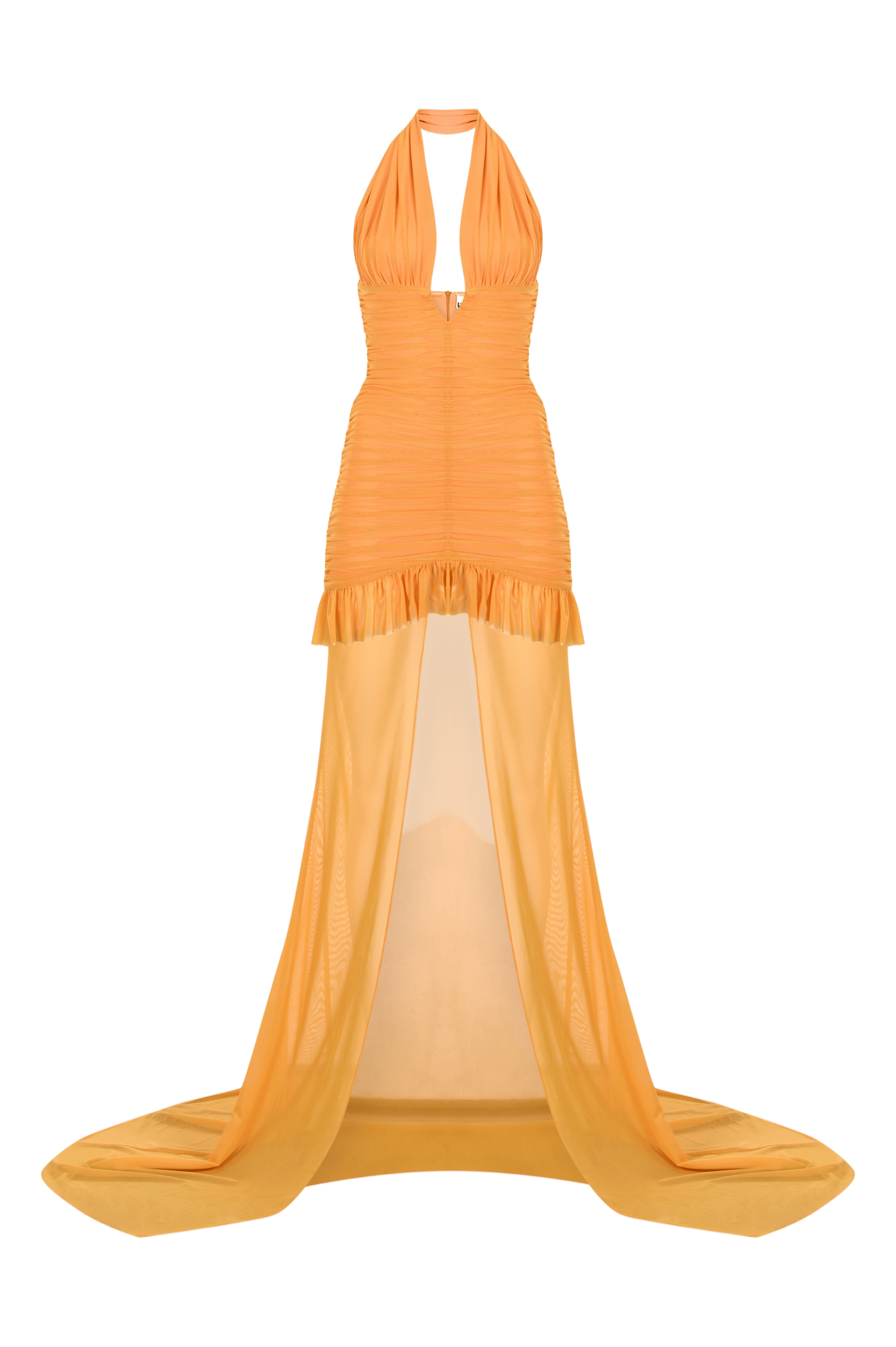 Temptress Tini Dress In Mango made by Khela