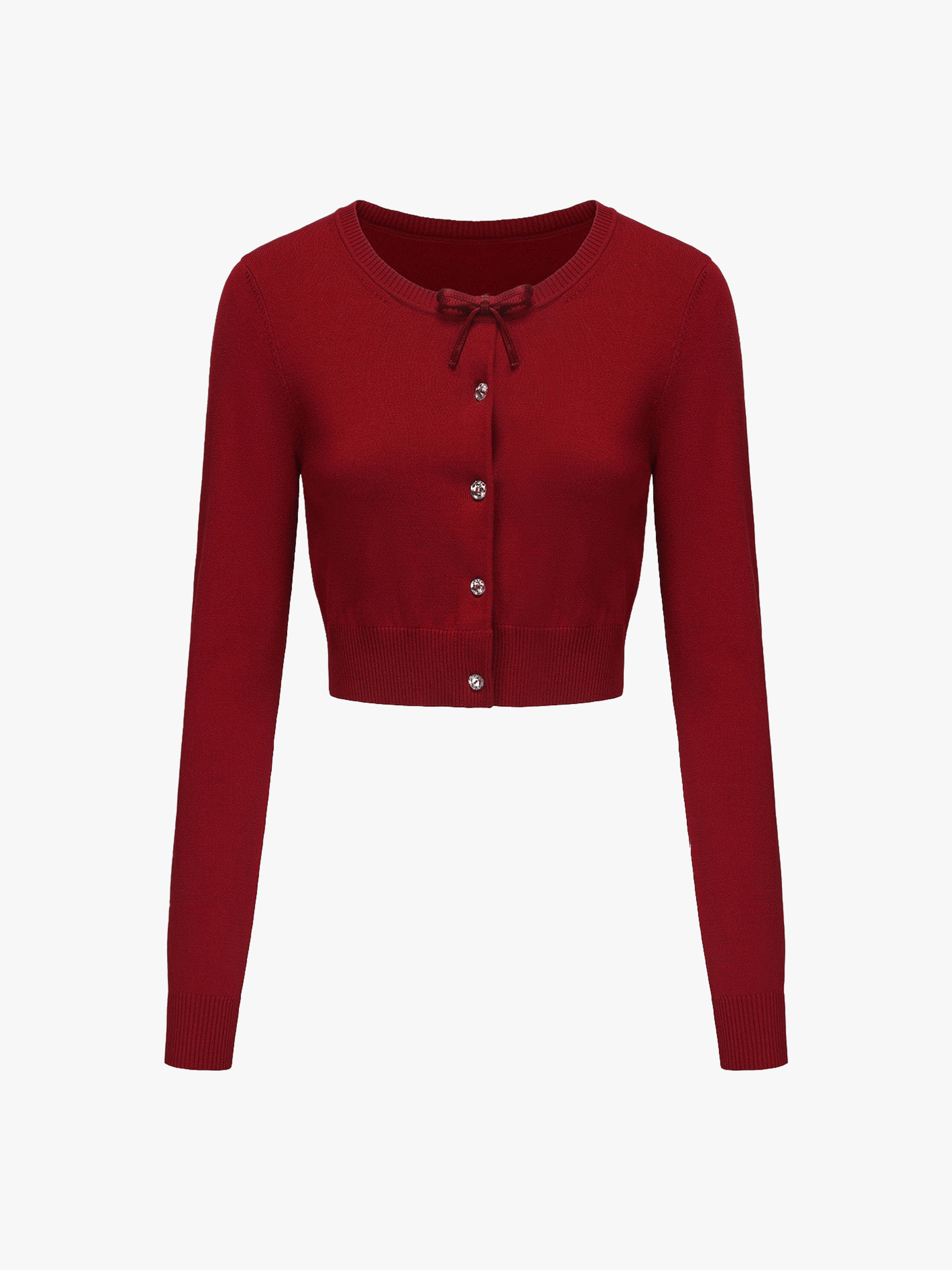 Audrina Cardigan (Red) made by Nana Jacqueline