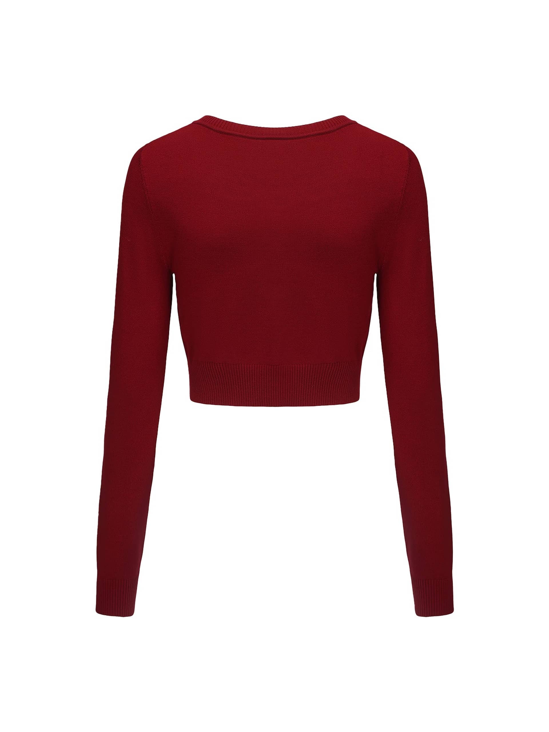 Audrina Cardigan (Red) made by Nana Jacqueline