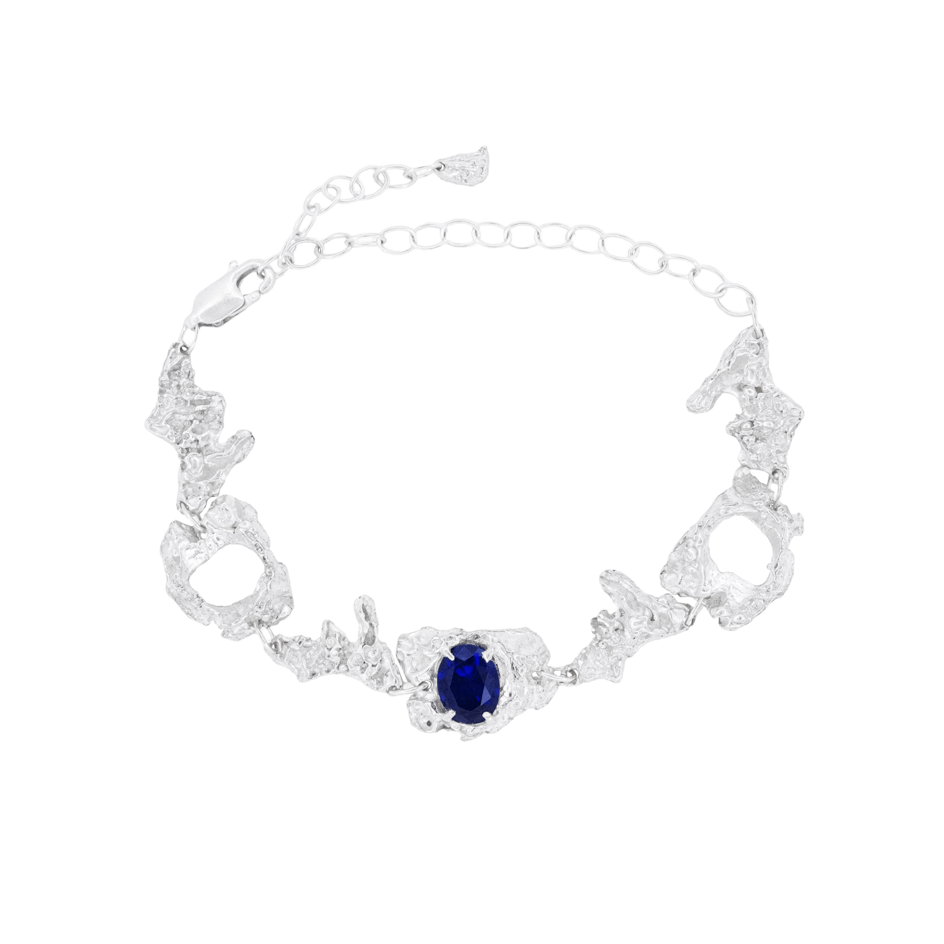 Hira Sapphire Argenti Bracelet made by Loveness Lee