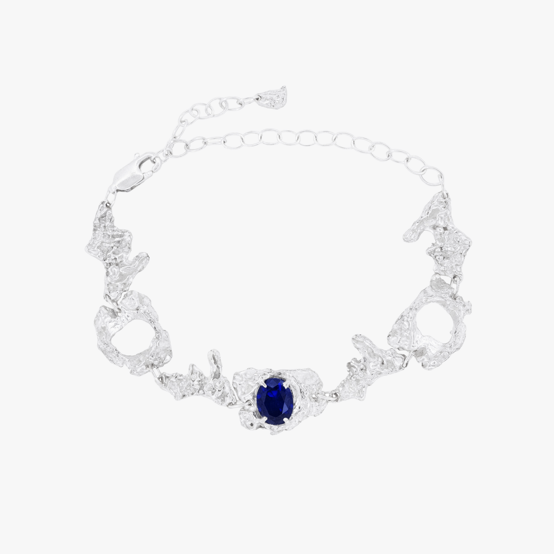 Hira Sapphire Argenti Bracelet made by Loveness Lee