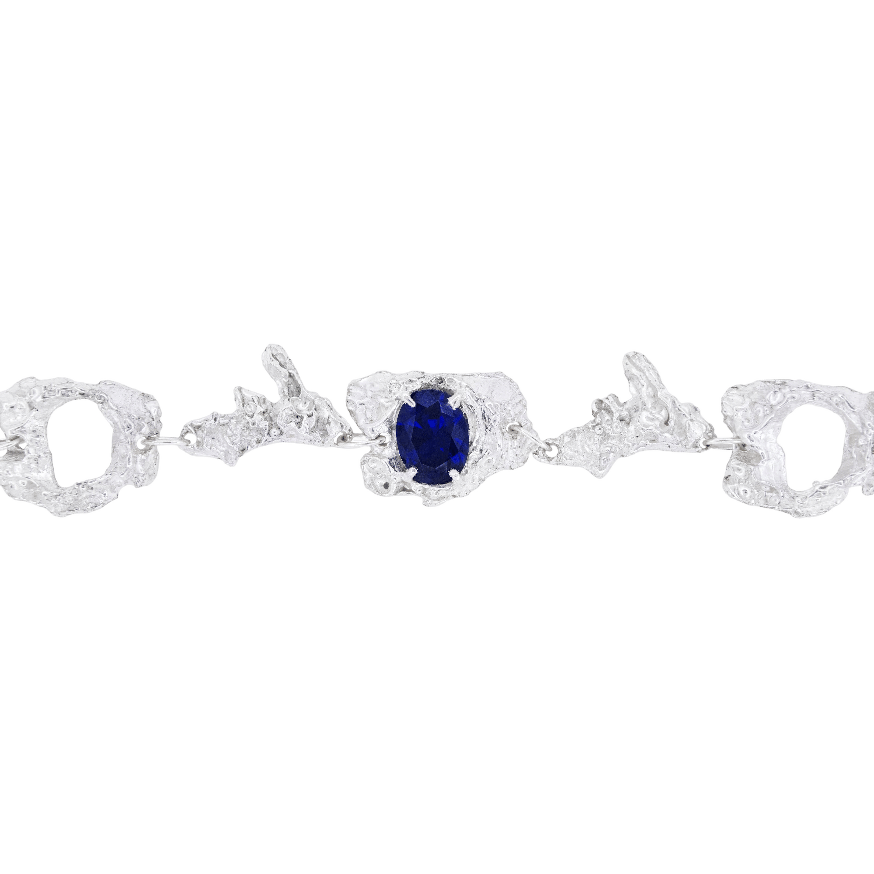 Hira Sapphire Argenti Bracelet made by Loveness Lee