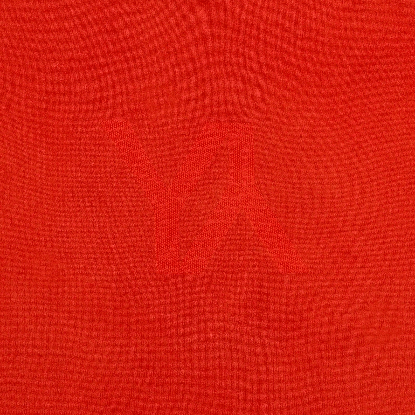 Boxy Sweater With YY Logo Orange made by YLIANA YEPEZ