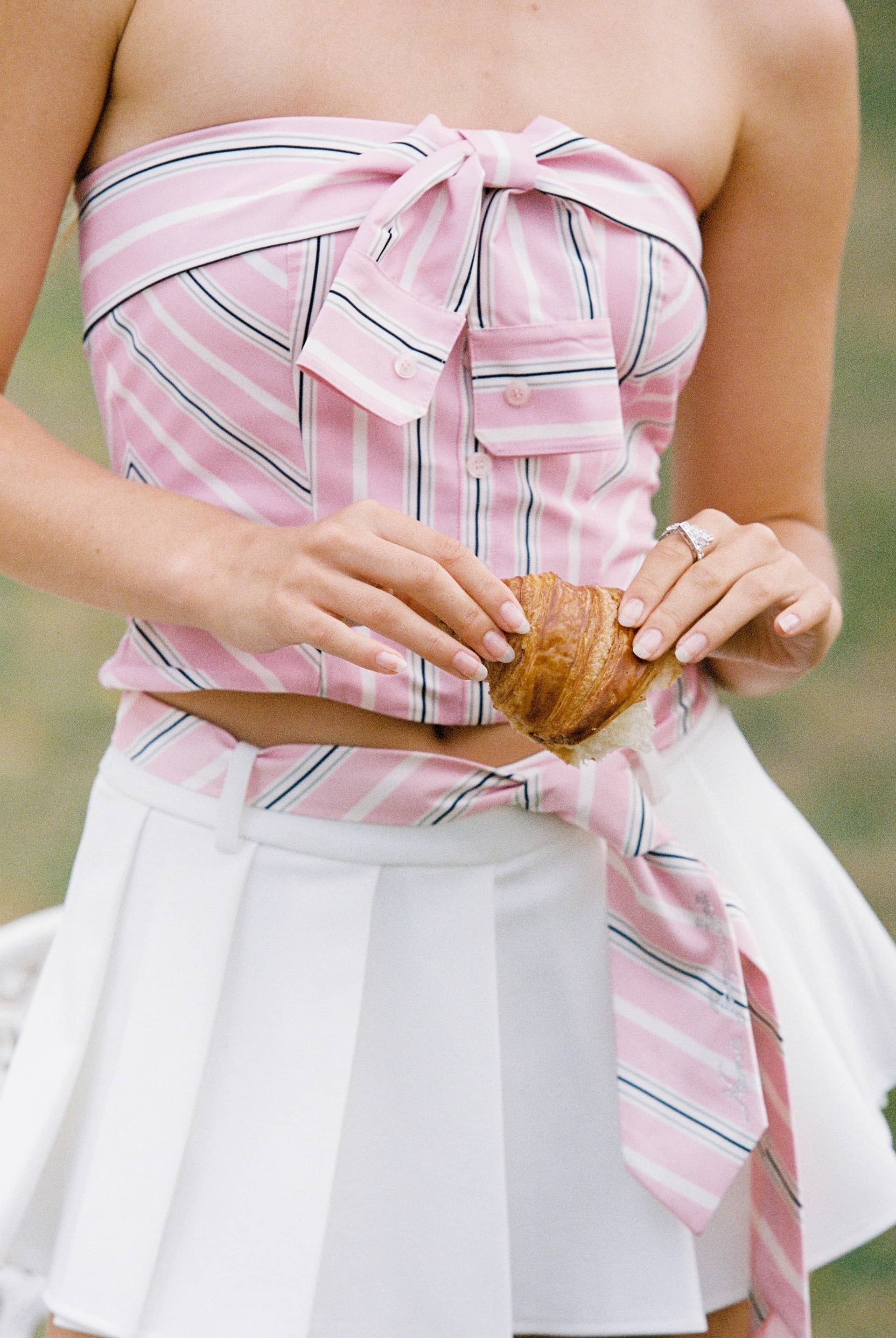 Amber Top (Pink) made by Nana Jacqueline