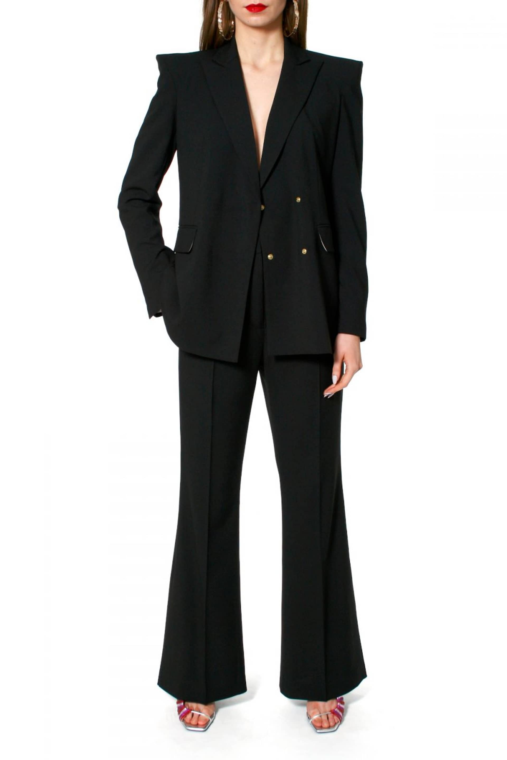 Blazer Marina Neutral Black in Black made by HALEWSKI