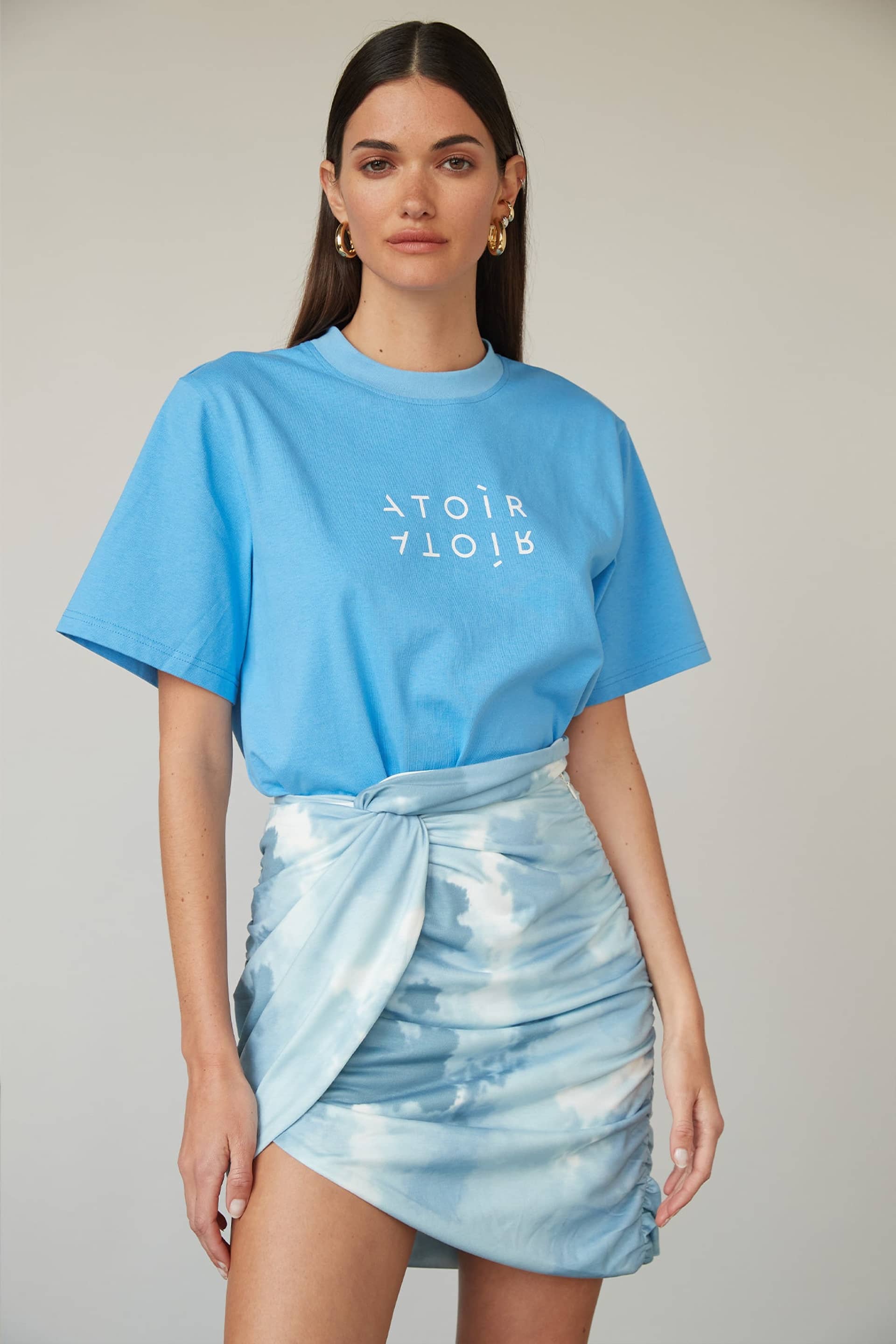 Cassandra Skirt in Blue made by Atoir