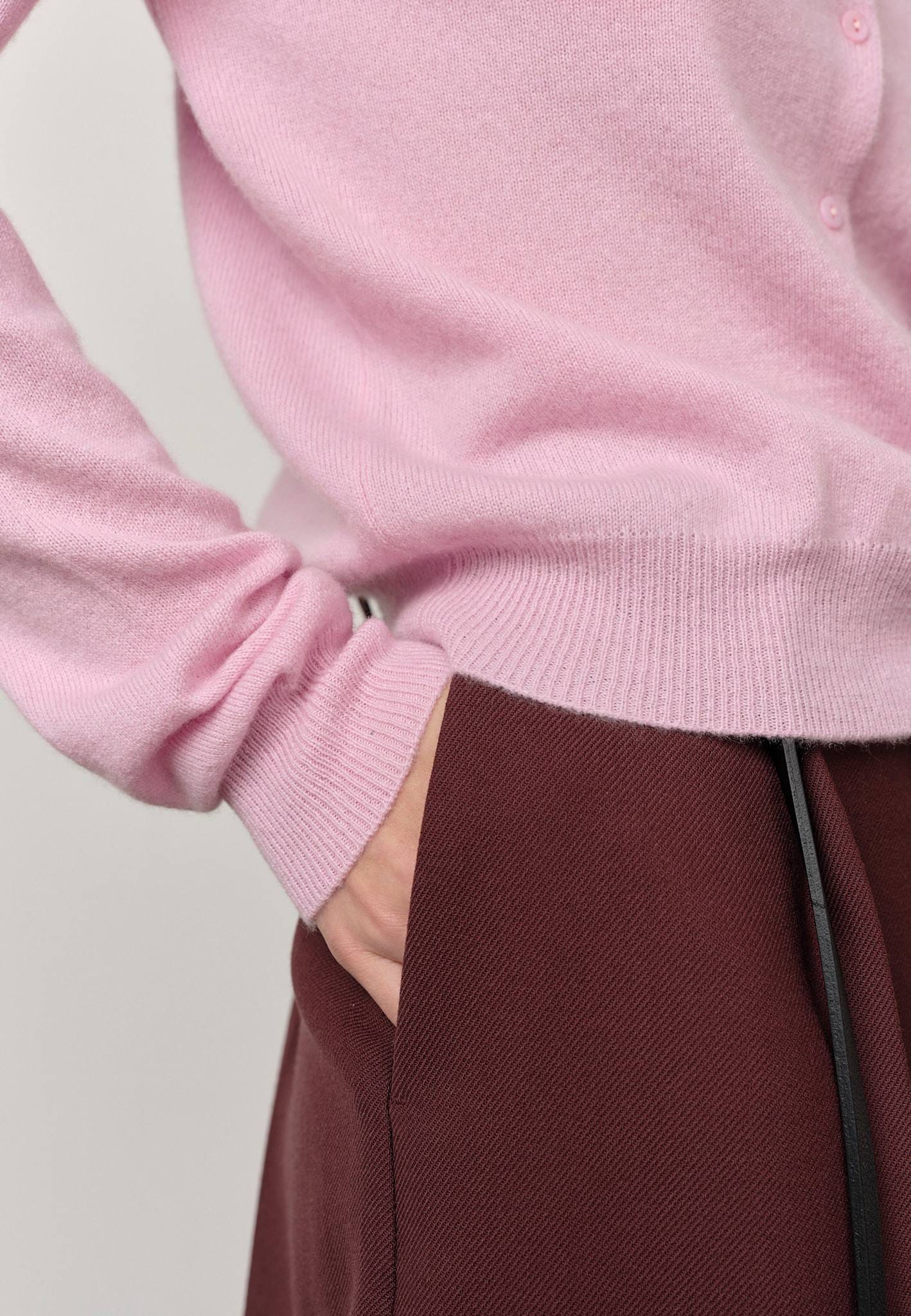 Roselle Knit Cardigan - Bubblegum made by HERSKIND