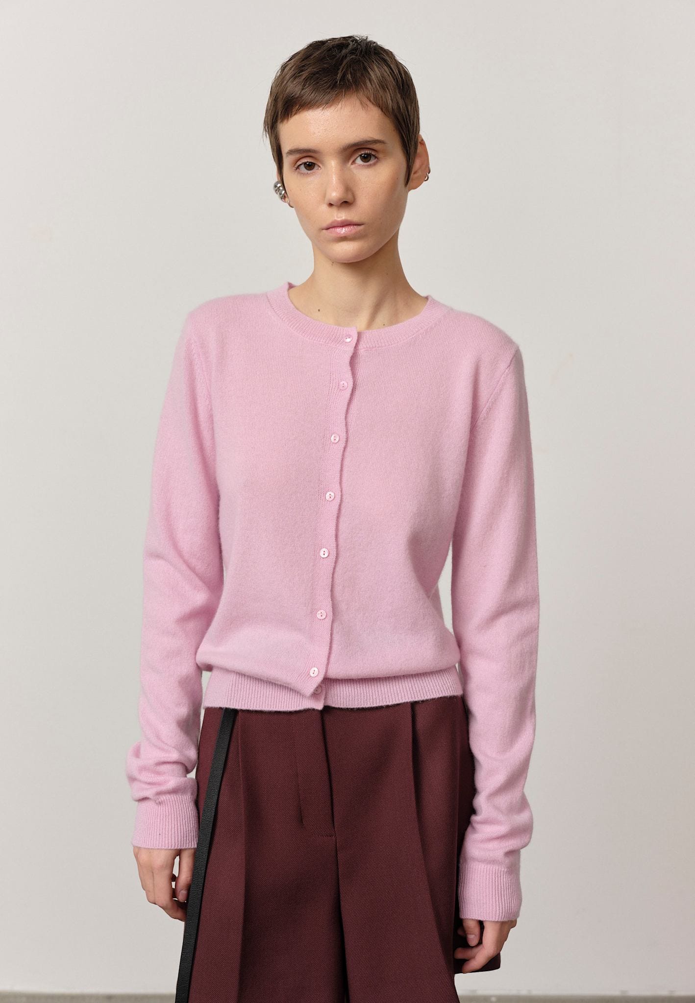 Roselle Knit Cardigan - Bubblegum made by HERSKIND