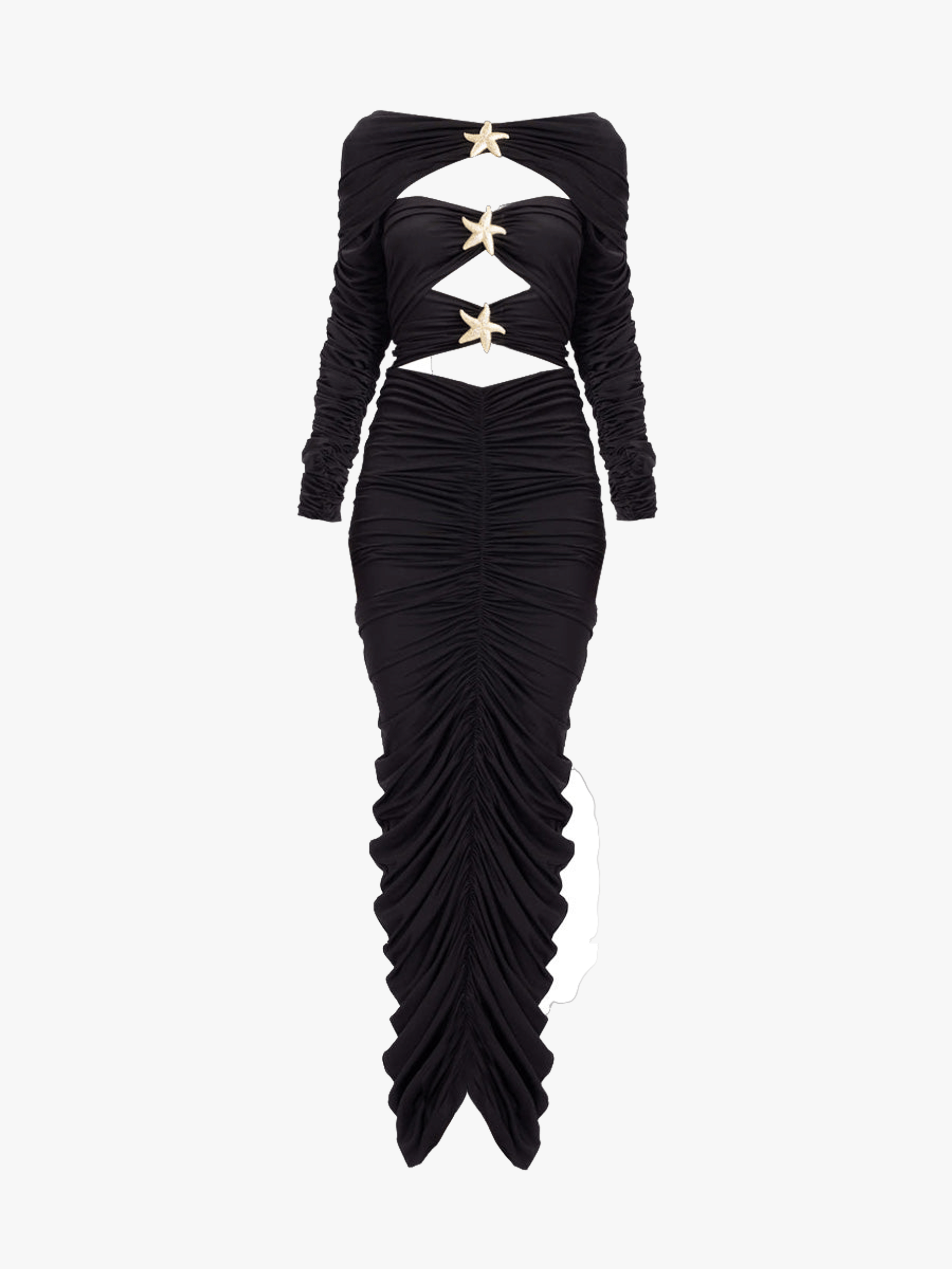 Madison Sleeves Dress - Black made by Gigii's