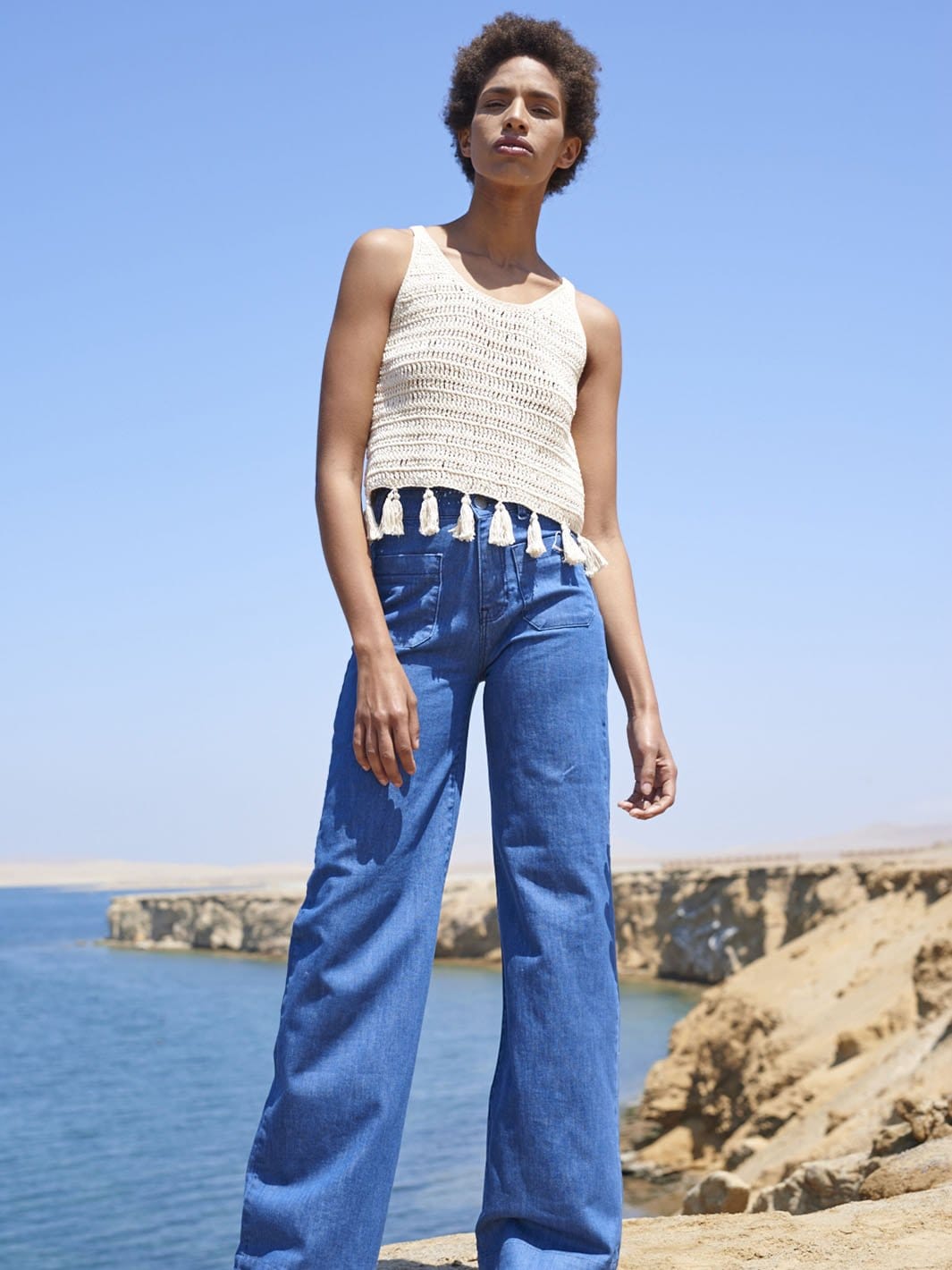 NOAH jeans in Blue made by AYNI