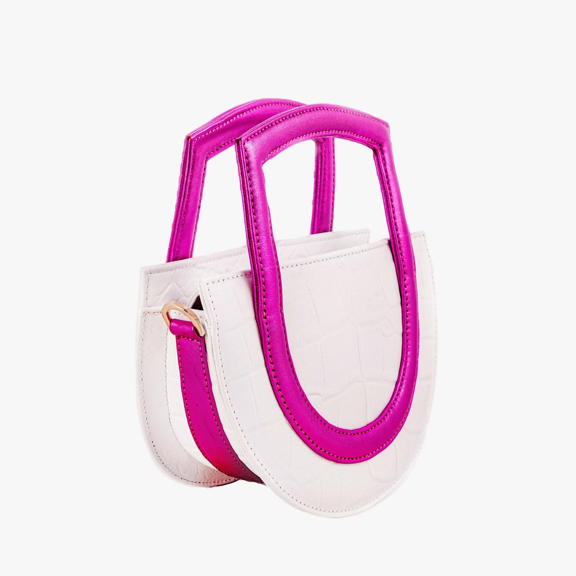 Sukoon - White - Top Handle bag made by ALIEL