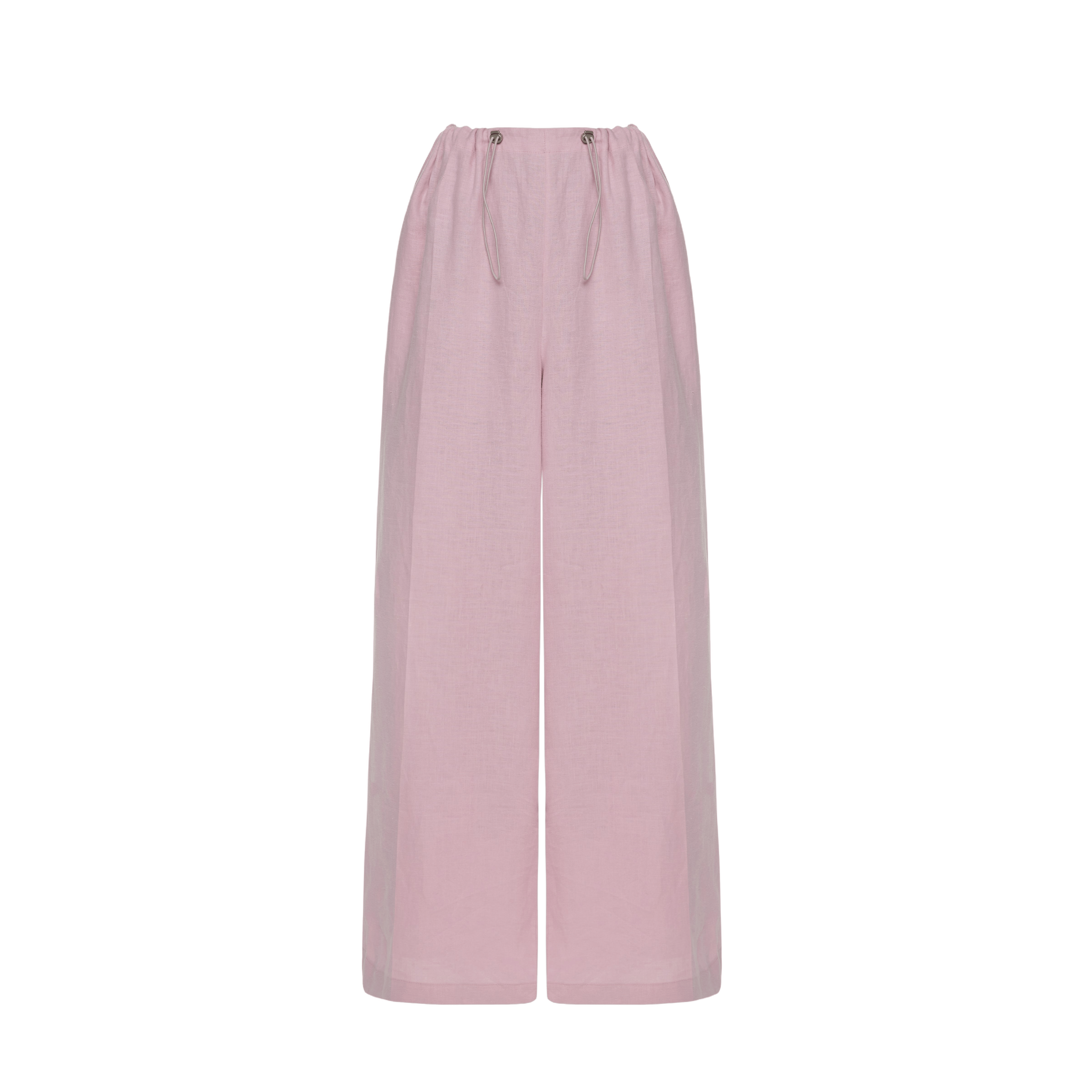 Jasmine Linen Straight-Leg Trousers made by Gasanova