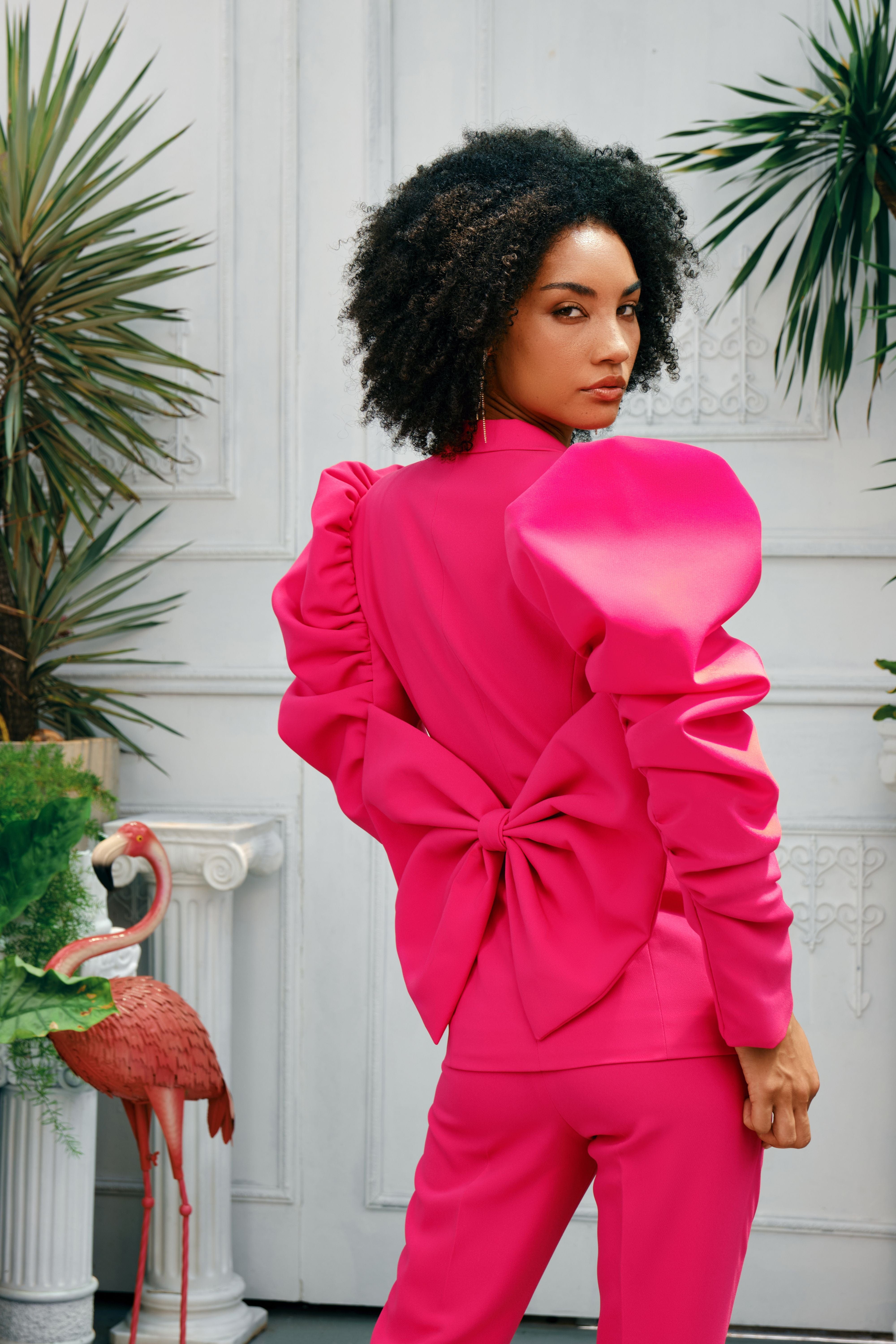 Bow Chic Blazer made by JUSTIN TONG