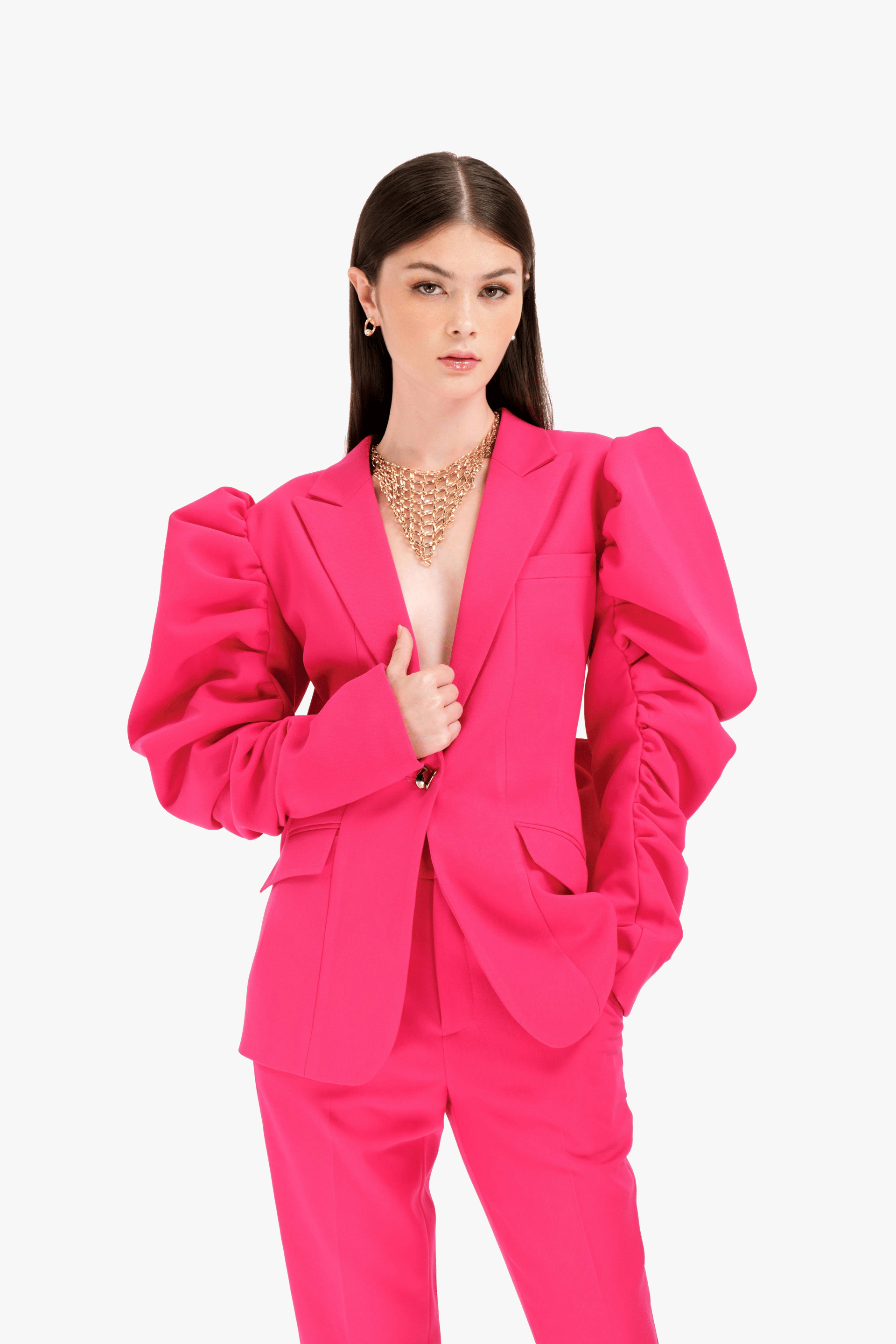 Bow Chic Blazer made by JUSTIN TONG