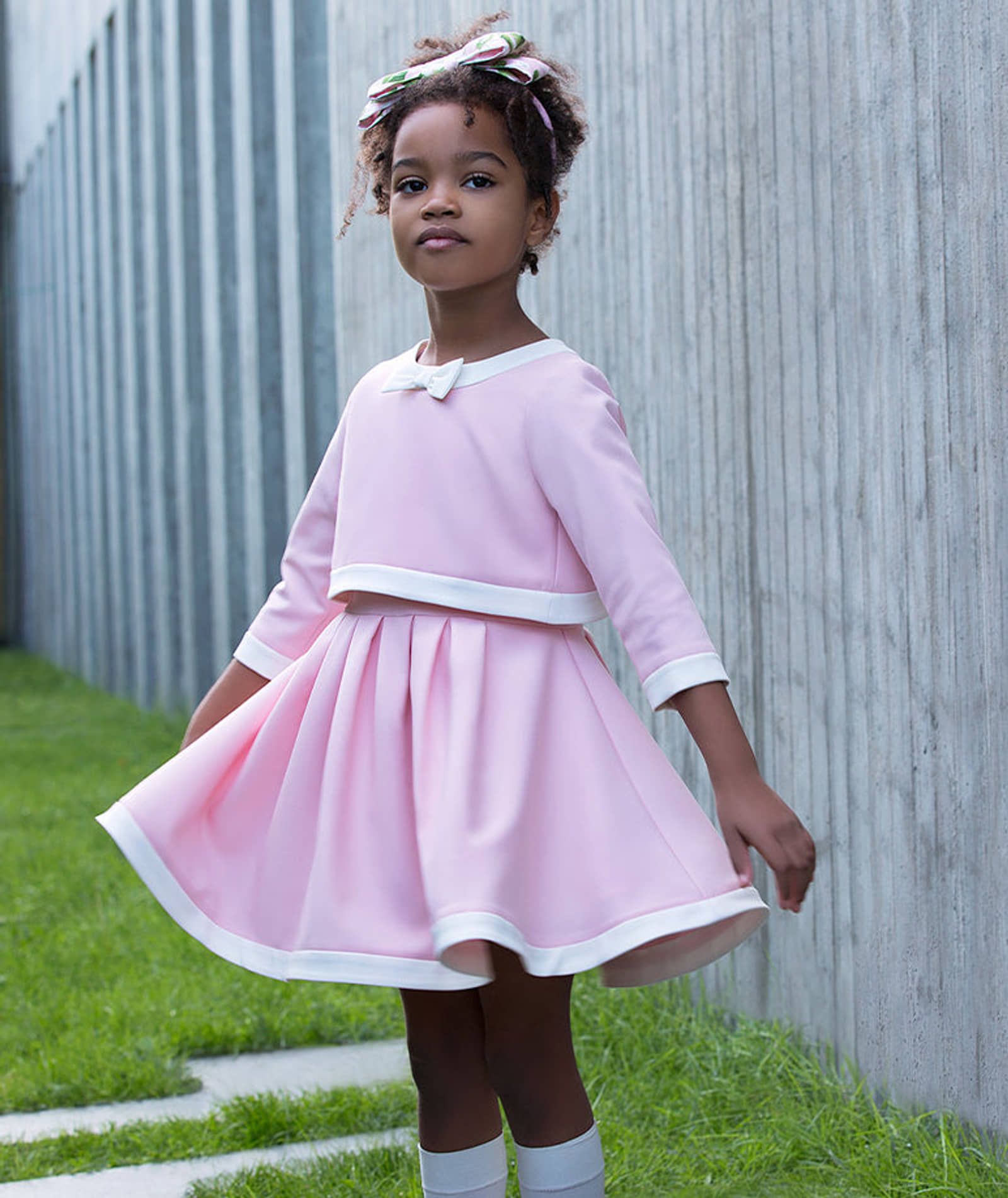 Sweet Bow Dress made by Mama Luma