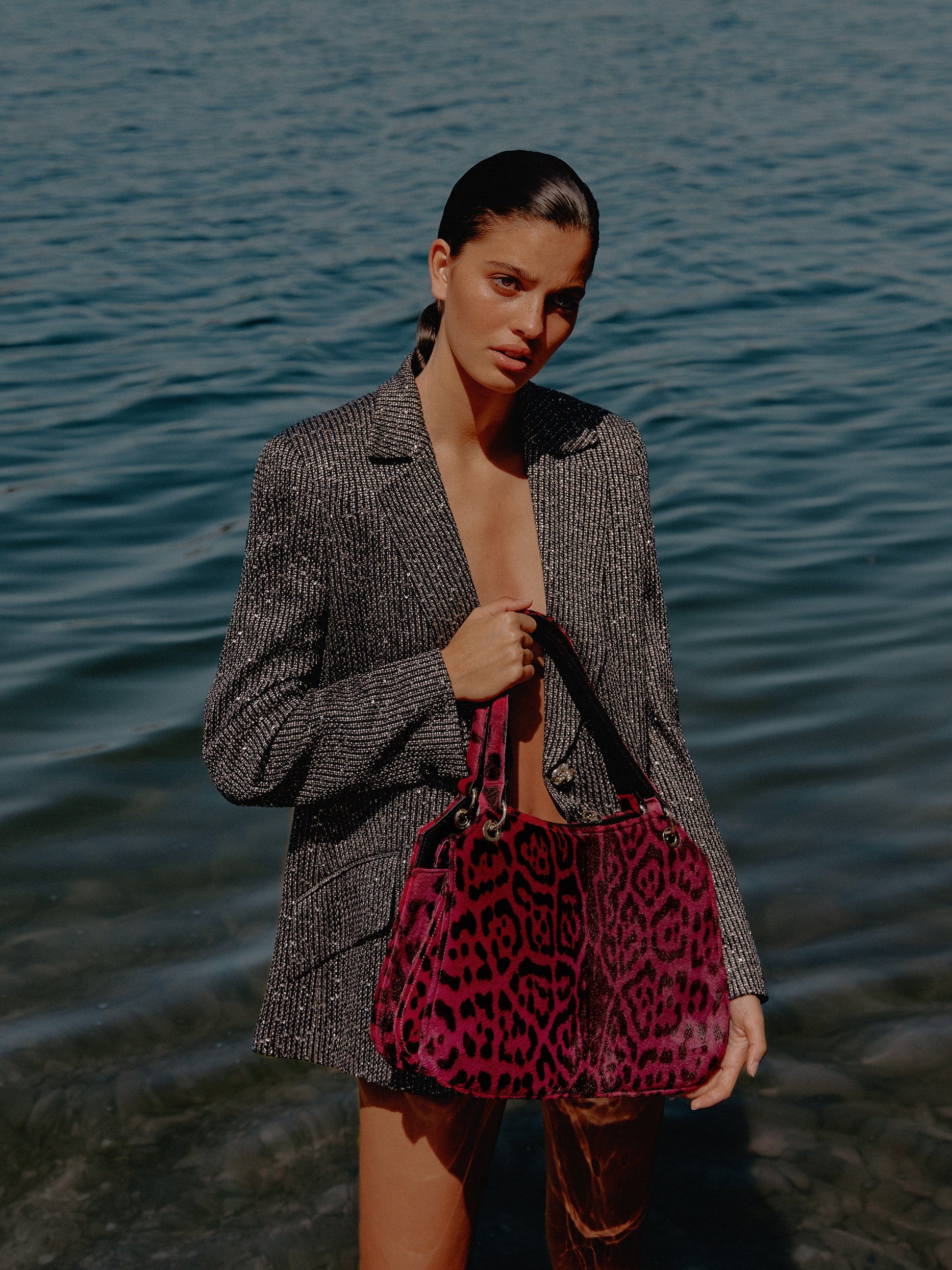 Olympia Leopard Fuchsia made by Phialebel