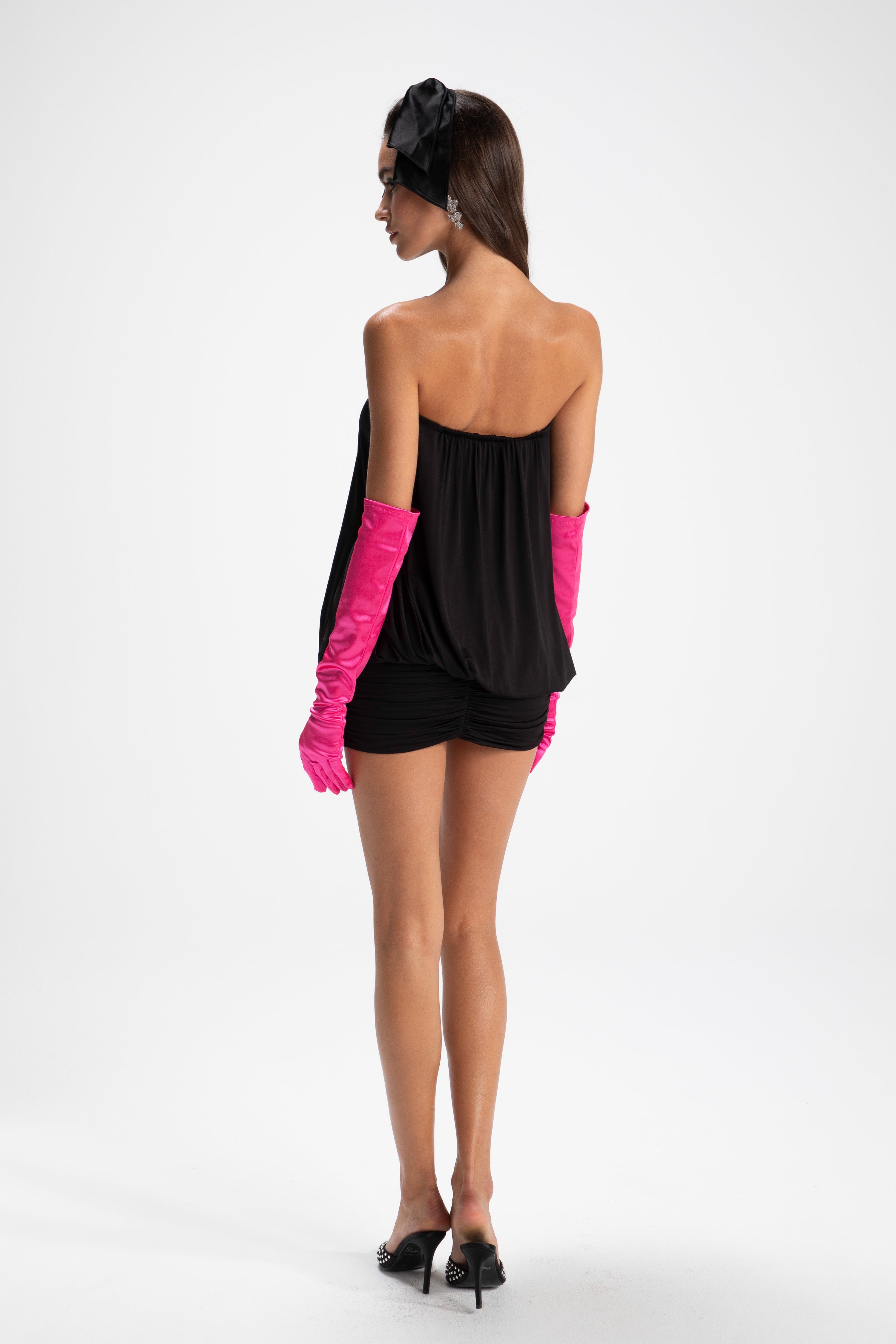 Sara Rose Dress (Final Sale) in Black made by Nana Jacqueline